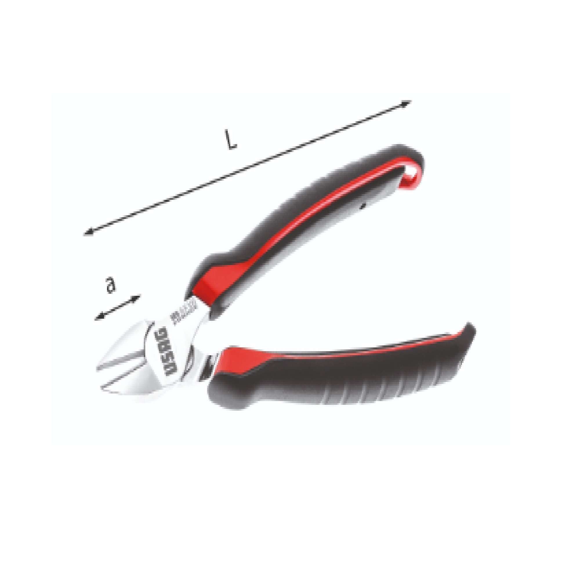 Universal 180 mm Long Pliers with PVC Handle - Usag 150 CX 180