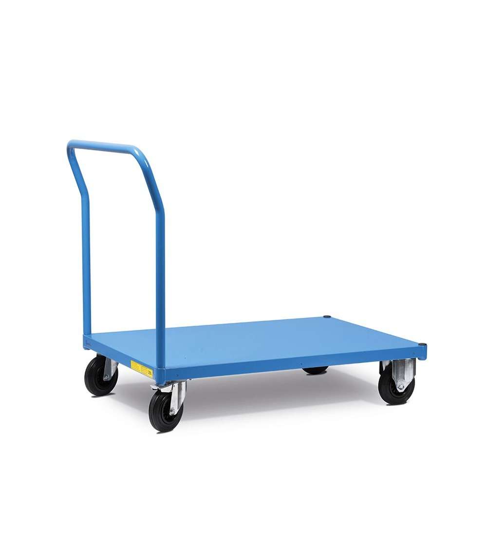 RUBBER WHEEL TROLLEY 1135 X 700 X 915 H - CAPACITY 250 KG - FAMI FCEB1050304 - BLUE