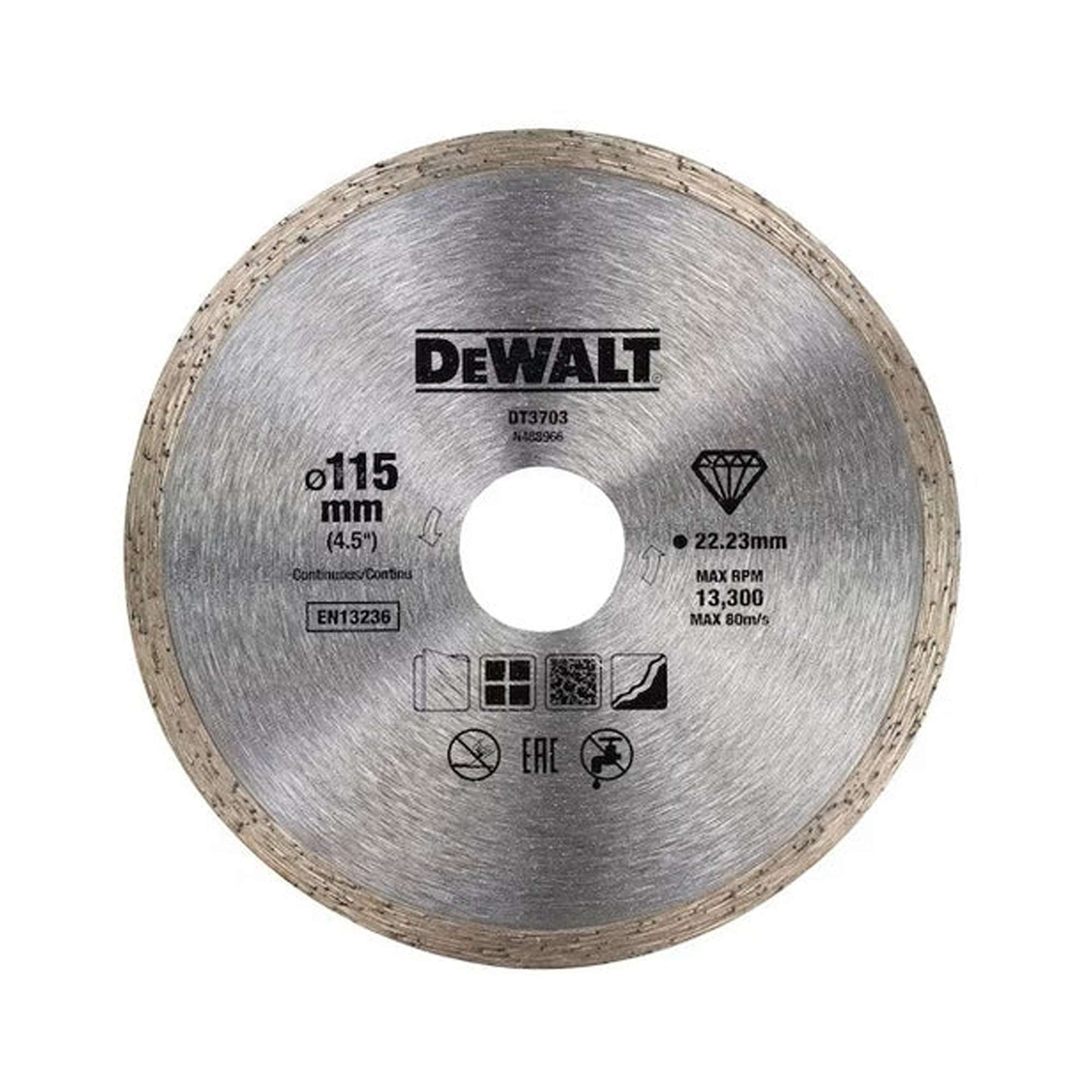 Diamond cutting disc DEWALT DT3703-QZ 115 X 22.2 X 7 MM