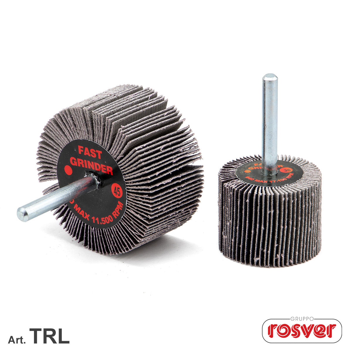 Trizact  Flap Wheels - Rosver - 237AA TRL D.60x30 G.6 Gr.A - Conf.10pz