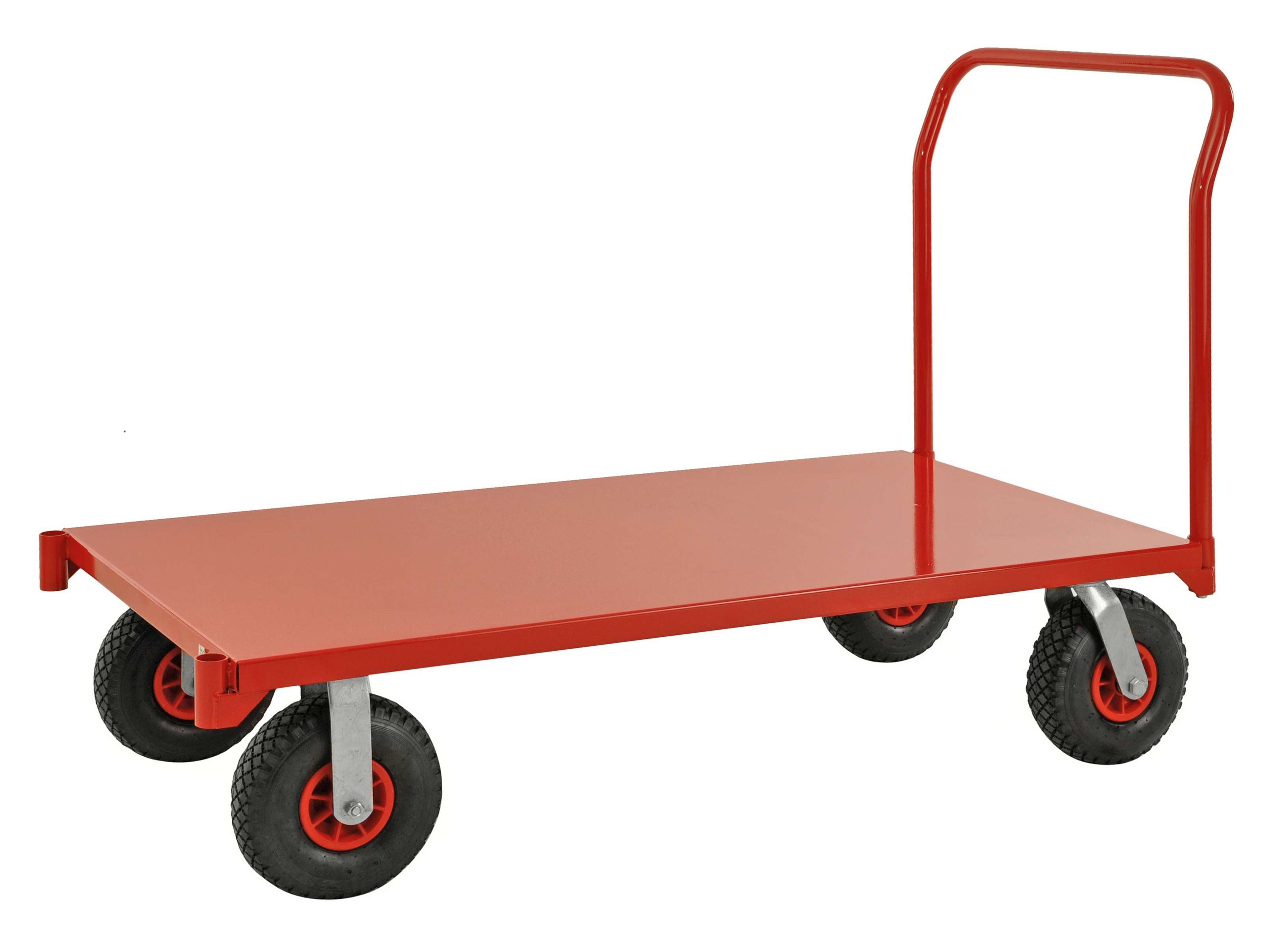 Large platform trolley, max load 1200kg, LxWxH (mm) 1550 x 760 x 1050