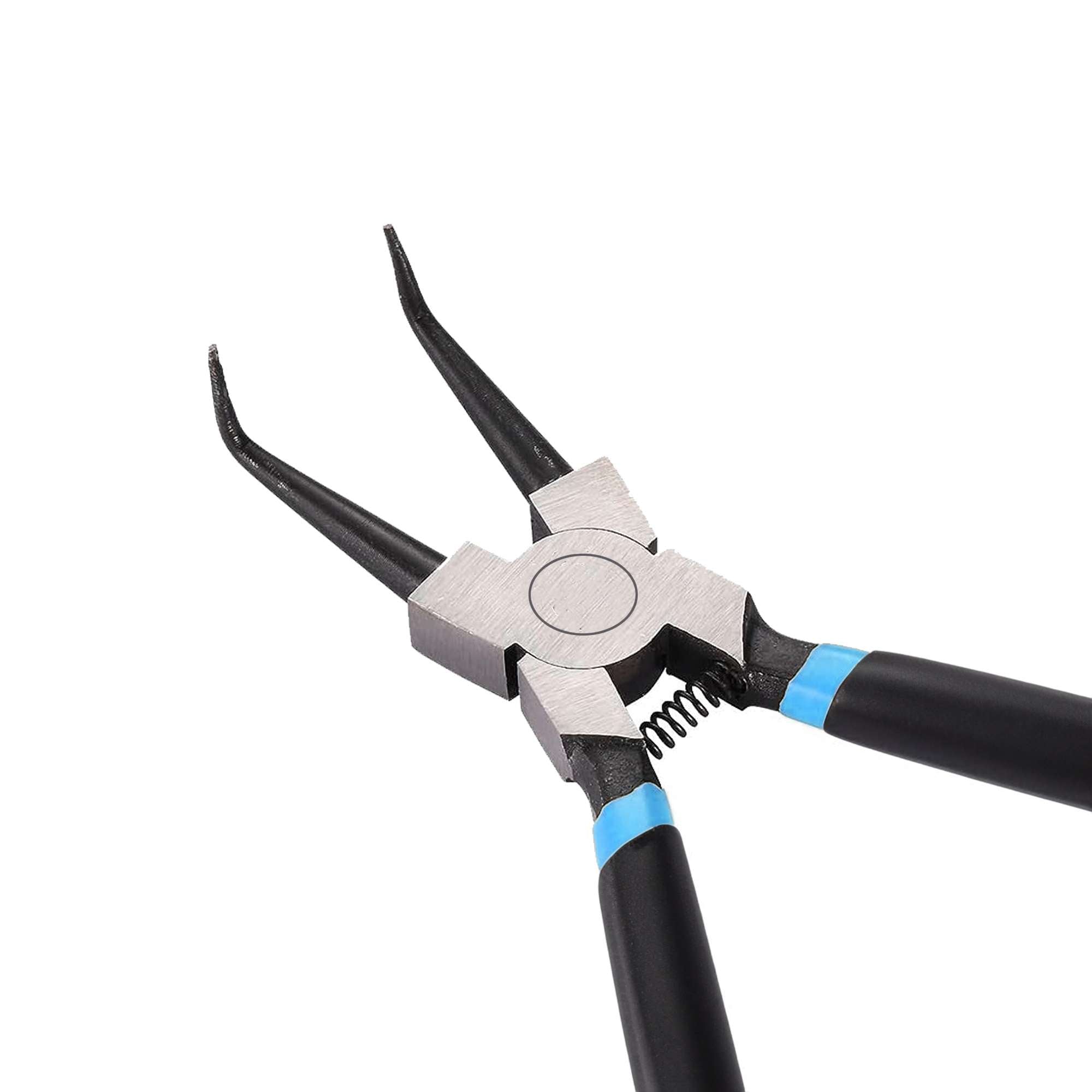 Angled nose internal circlip pliers - UM 30 P0(01-05)