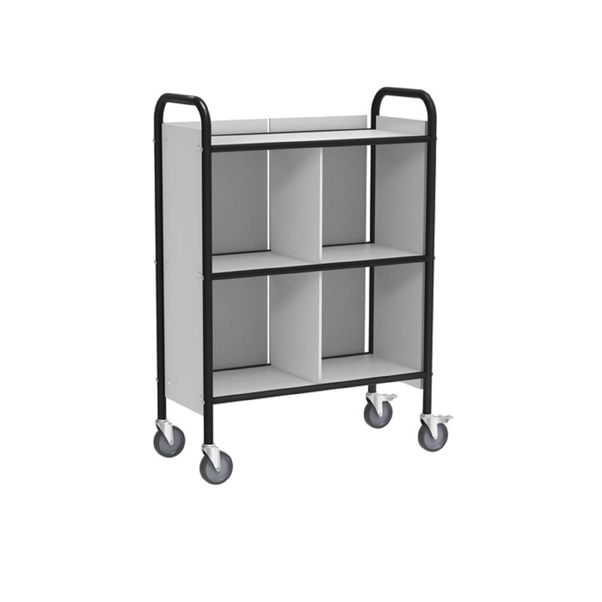 Black Archive trolley with 3 shelves LxWxH (mm) 780 x 345 x 1115