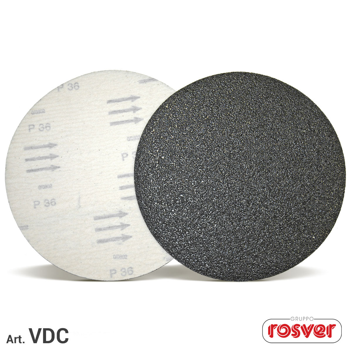 Silicon Carbide Hook and Loop Discs Rosver VDCF D.125 - Conf.100pz