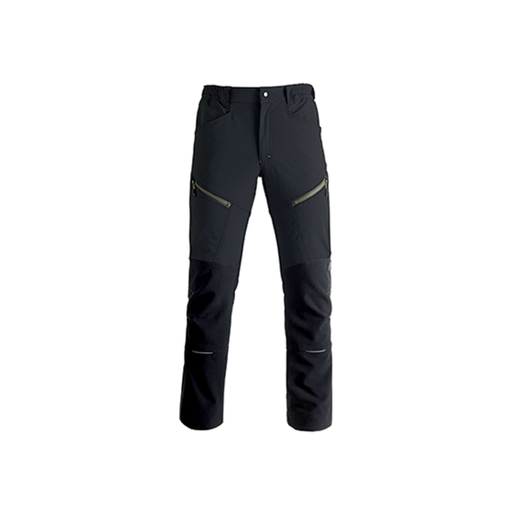 Vertical work trousers, black technical long trousers - Kapriol