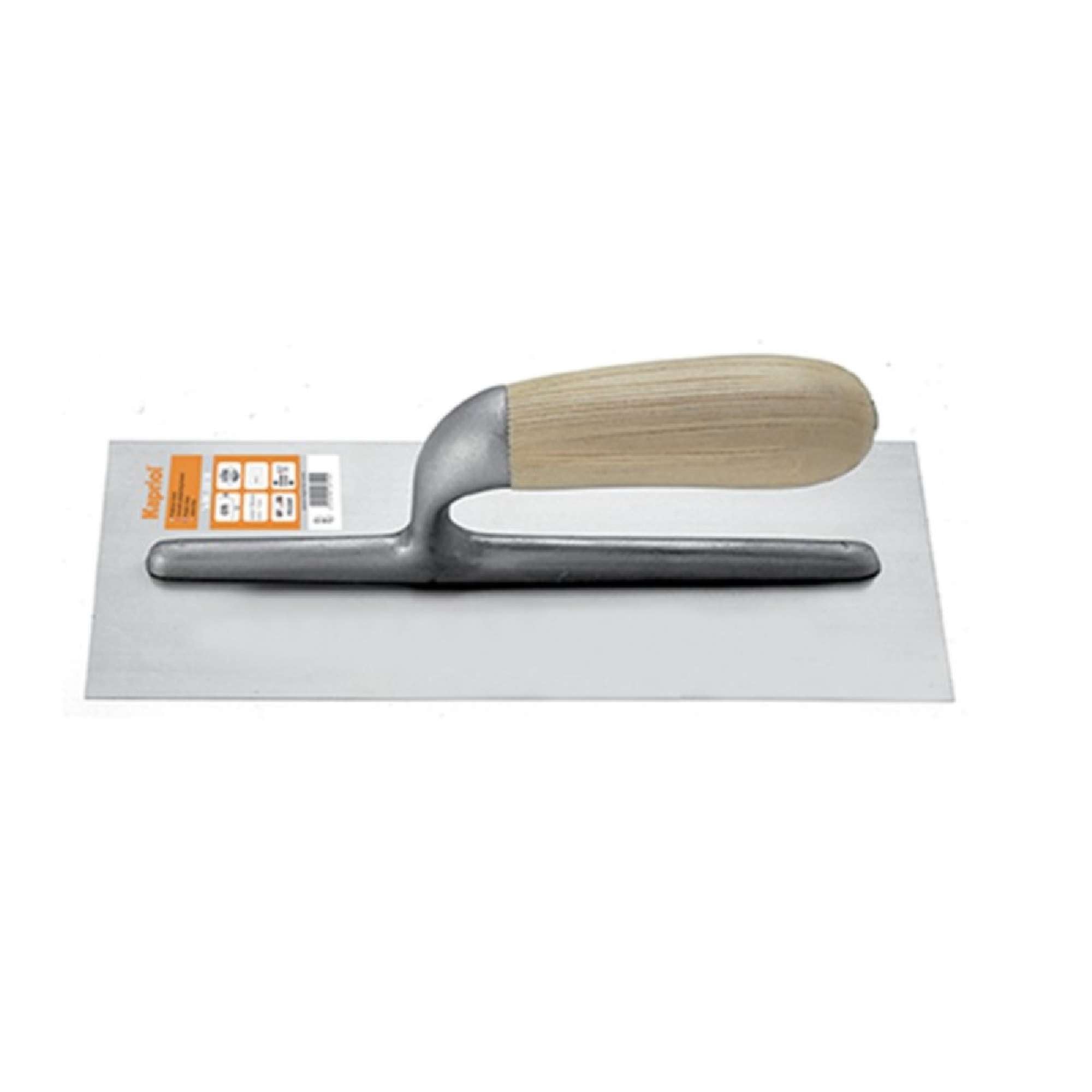 American smooth wooden handle 12x28cm steel trowel - Kapriol