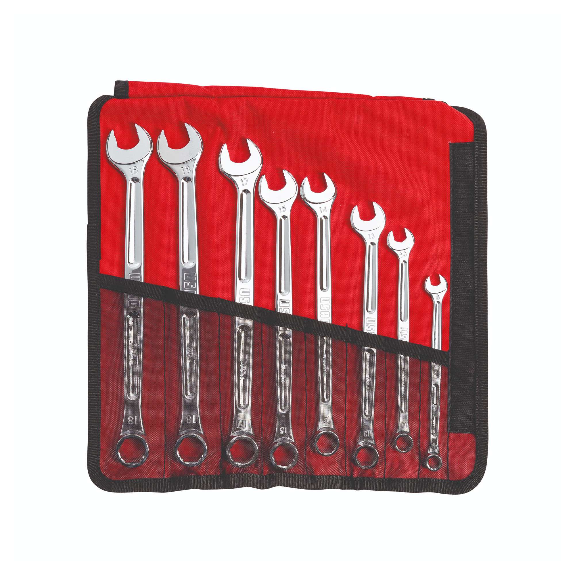 Set of 8 combination spanners with special profiles X-GRIP U02850950 USAG 285 X/B8