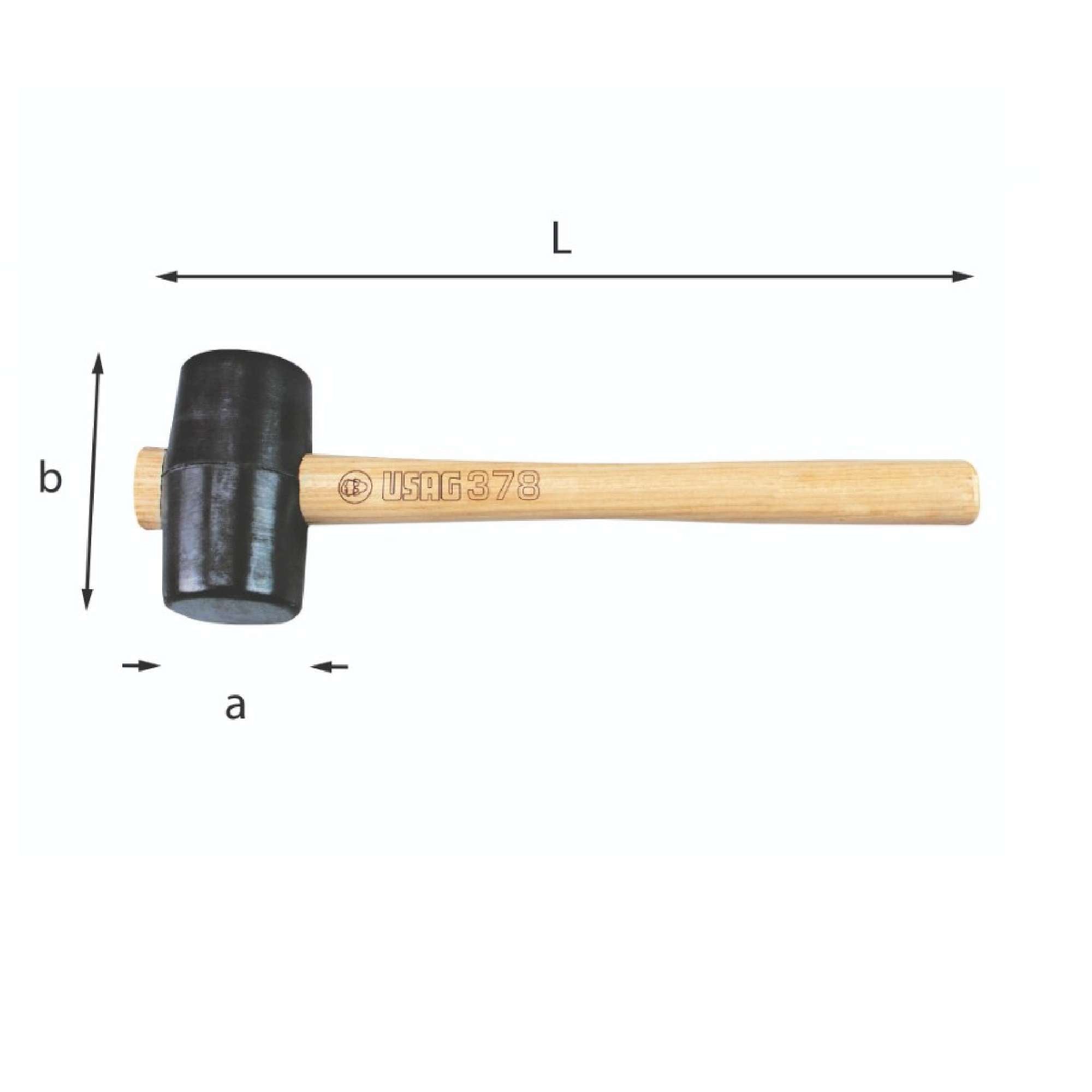 Rubber mallet - Usag 378