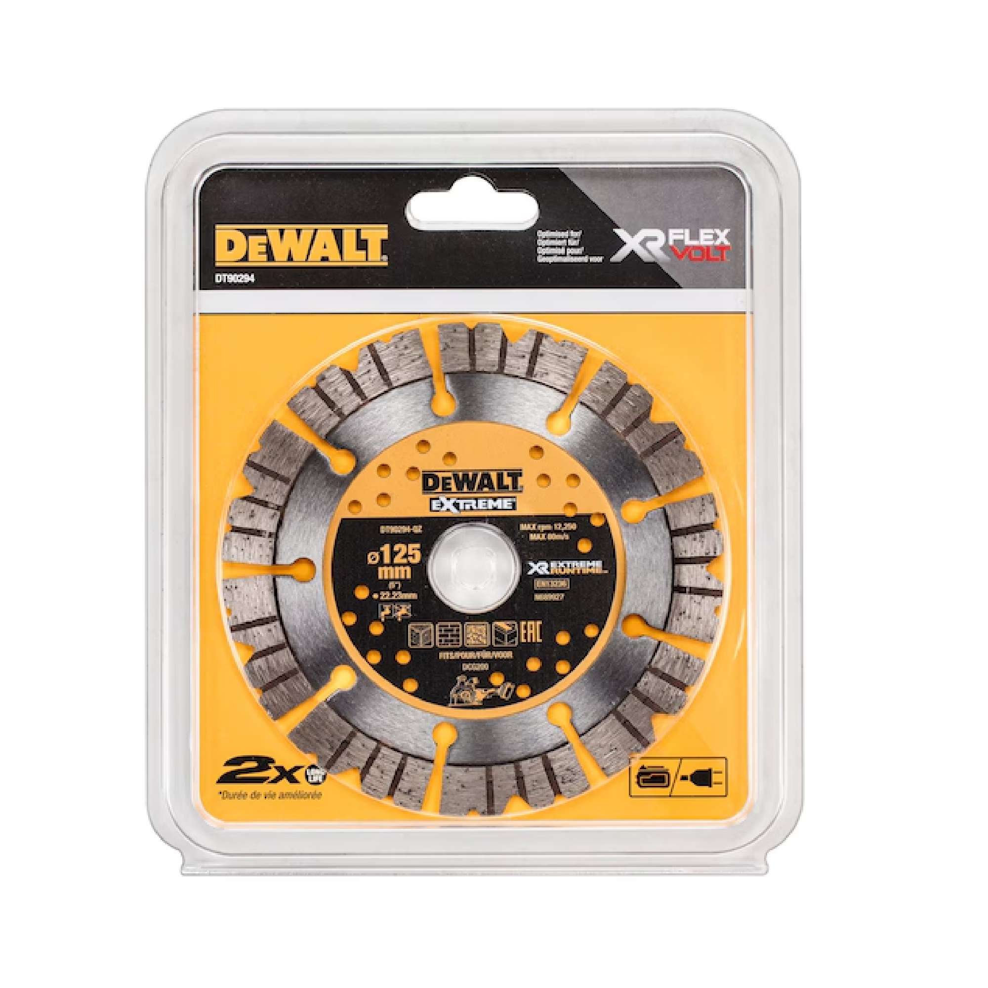 Extreme Runtime 125x22mm Diamond Wheel - Dewalt DT90294-QZ