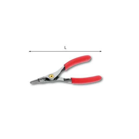 Pliers with straight nose for external circlips, 85200mm capacity L.310mm Usag