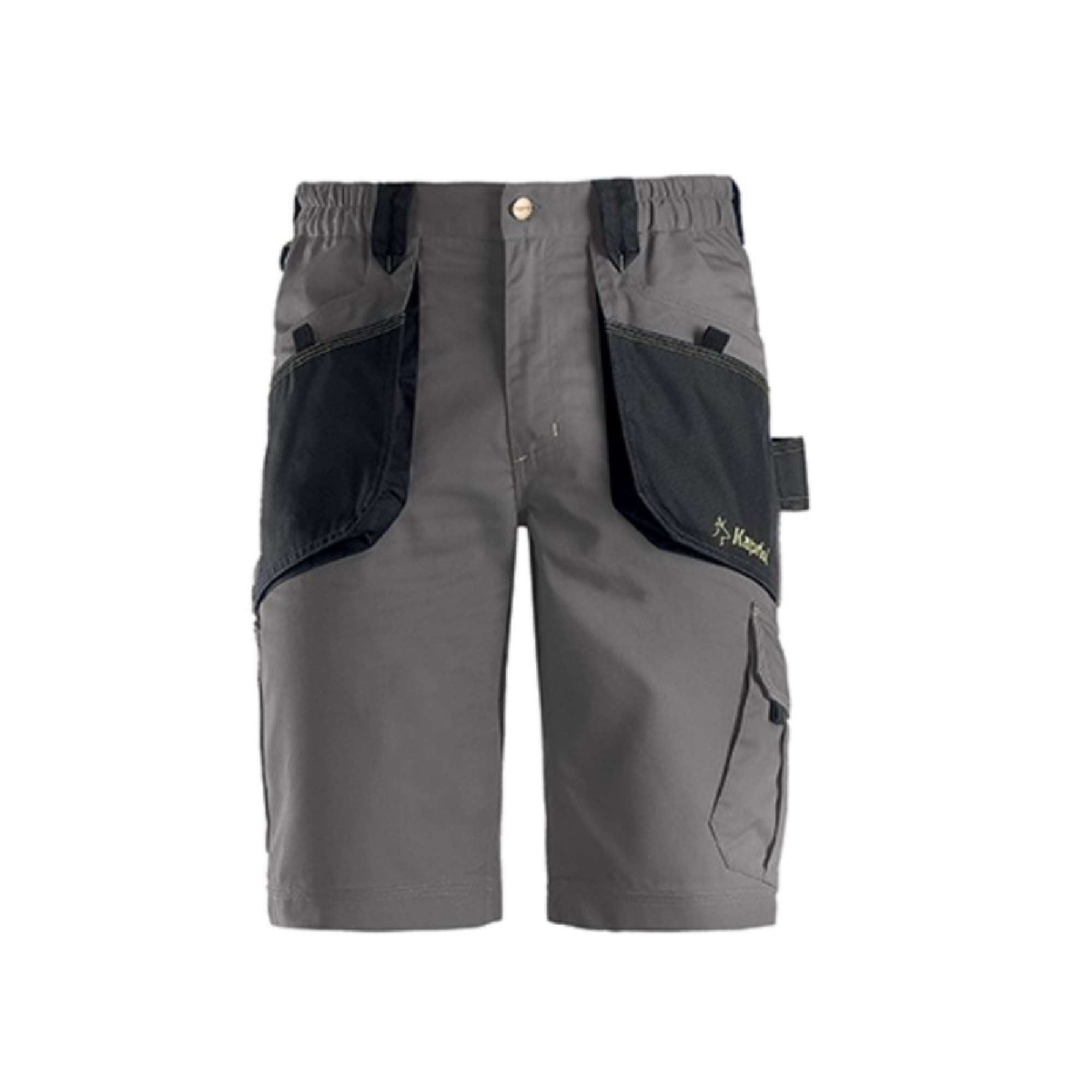 Slick gray short work pants - Kapriol