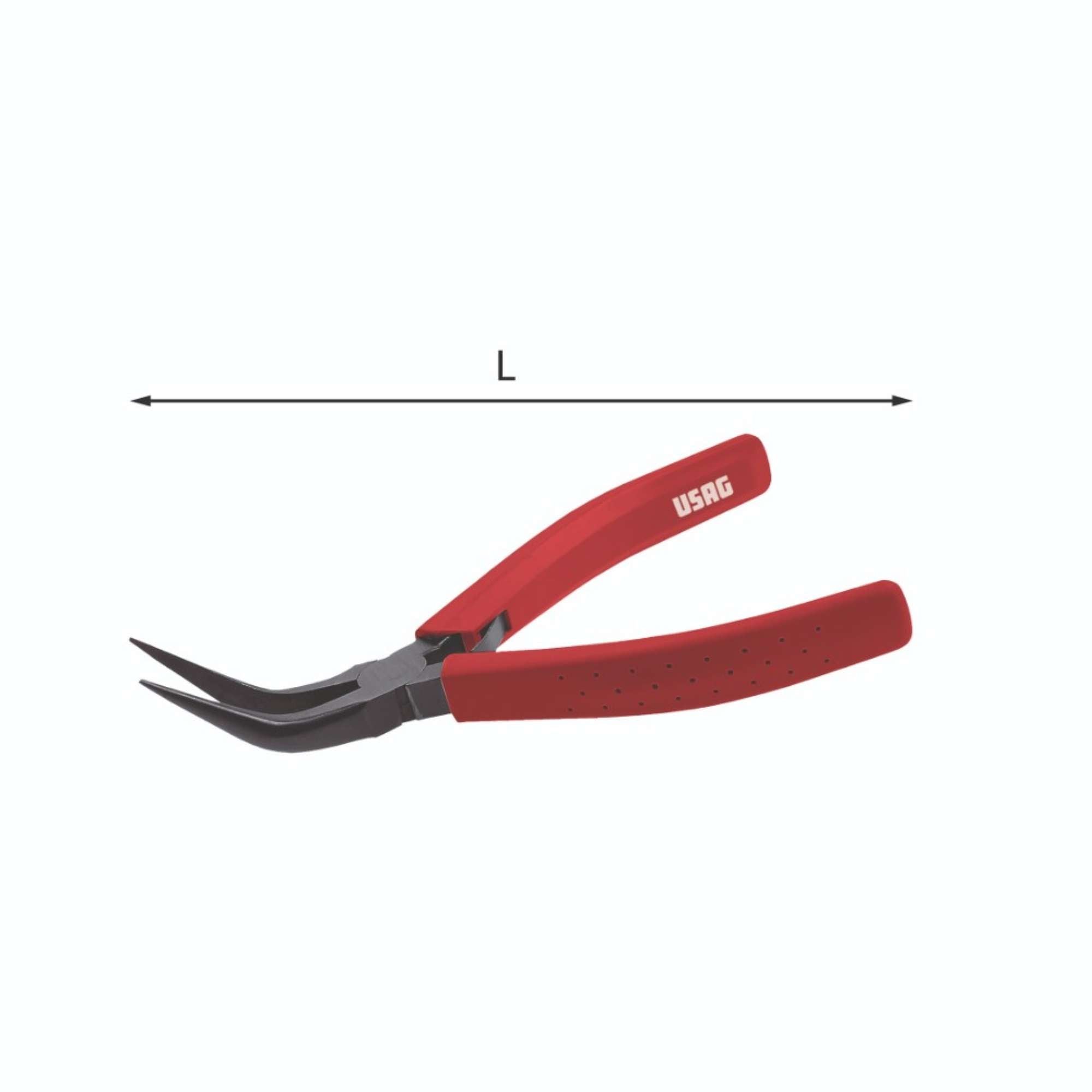 Pliers Half-round Extralong Beaks 45x1.6x14 017/6 USAG - U00170006