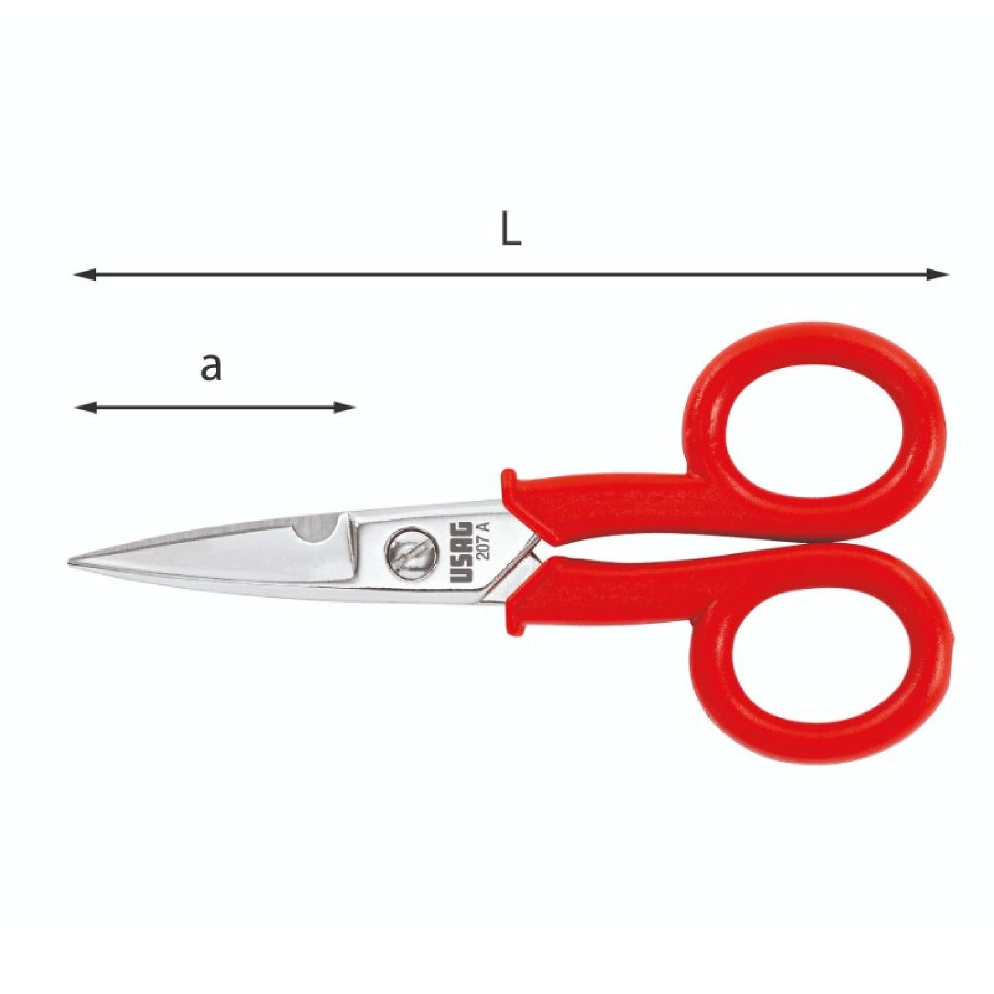 Electrician's Scissors 145mm - Usag 207 A U02070101