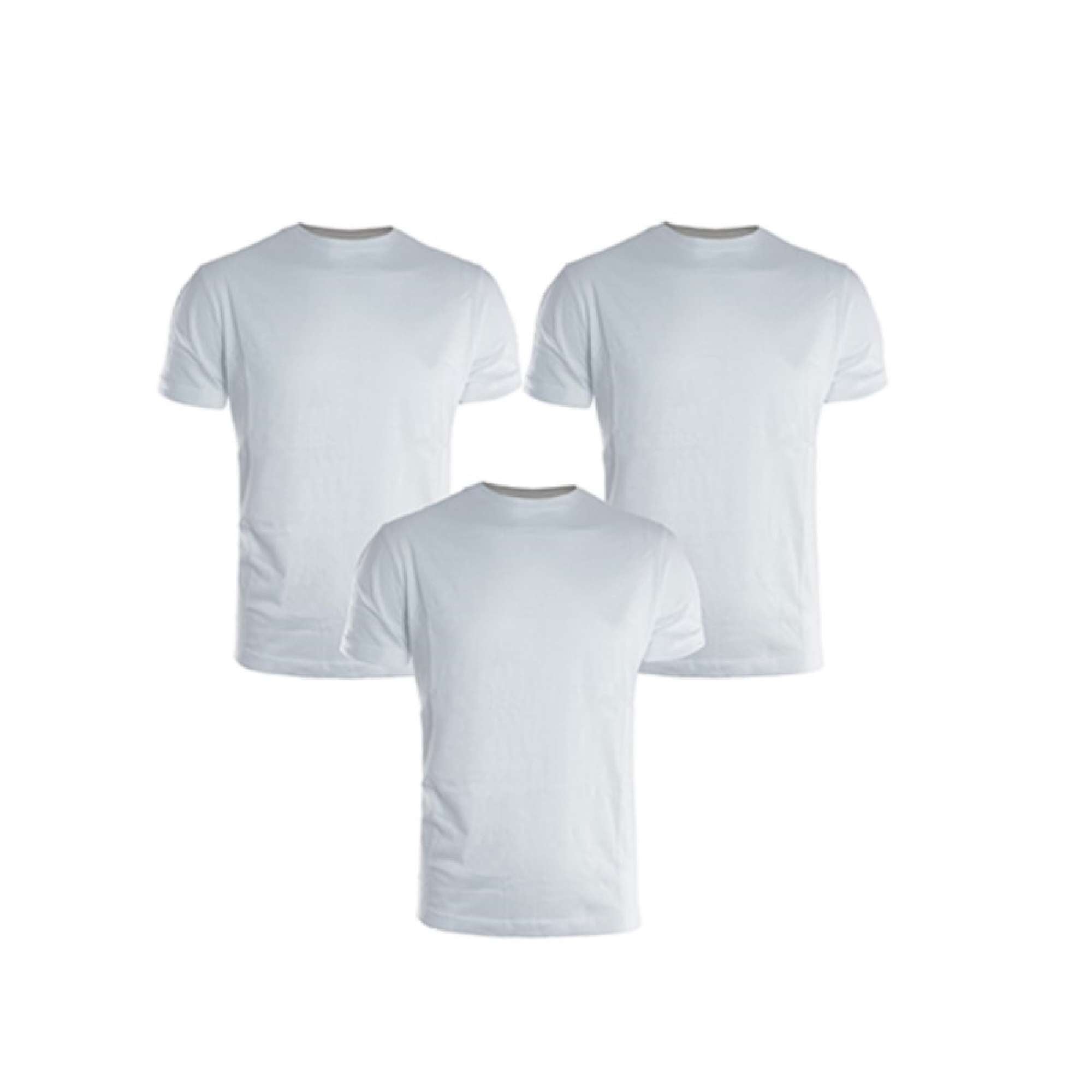 Set 3 white cotton work shirts - Kapriol