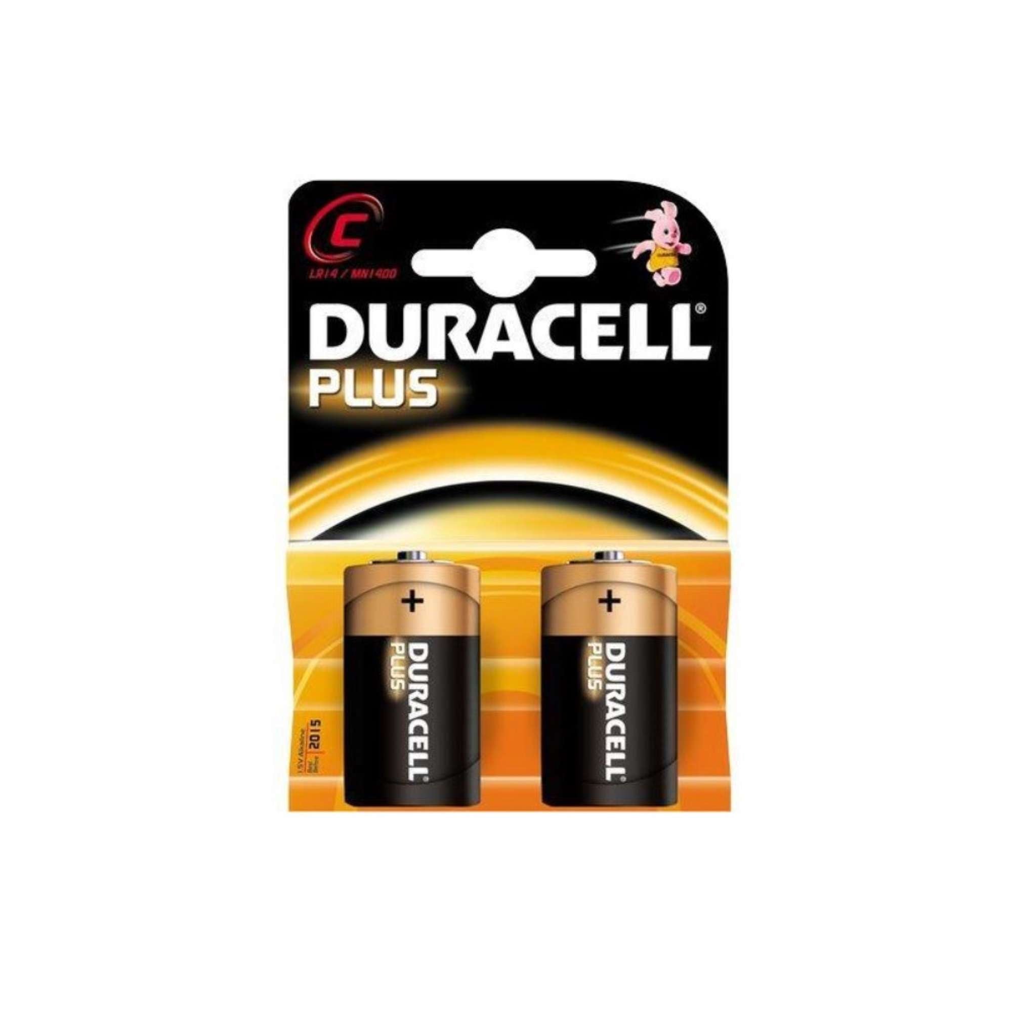 POWER C Half Flashlight Batteries, blister with 2 duralock batteries DURACELL