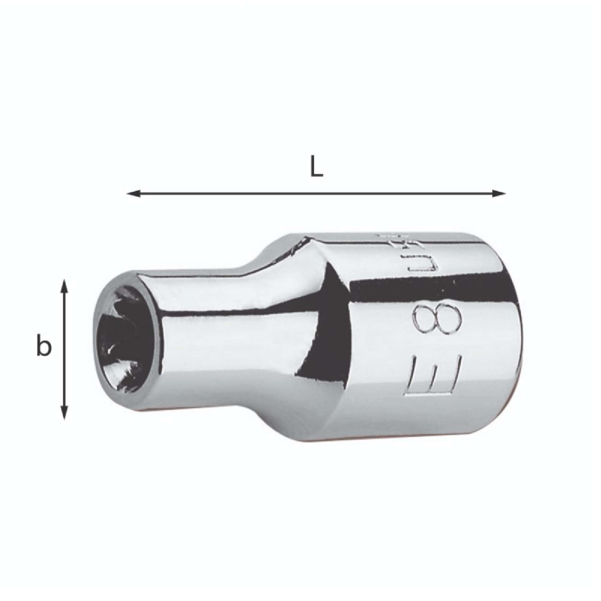 Torx socket wrench - Usag 235 1/2 NTX