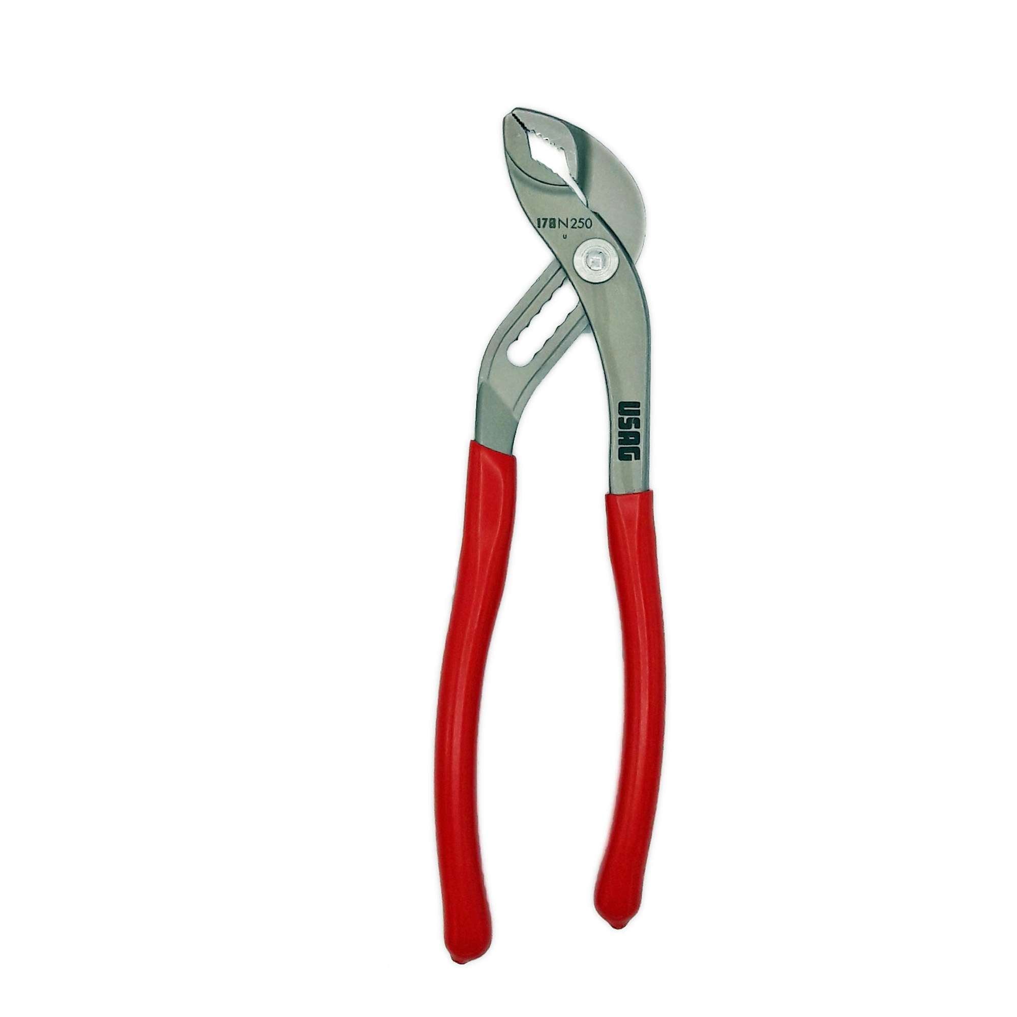 Lay-on slip - joint adjustable pliers L. 250mm - Usag 178 N