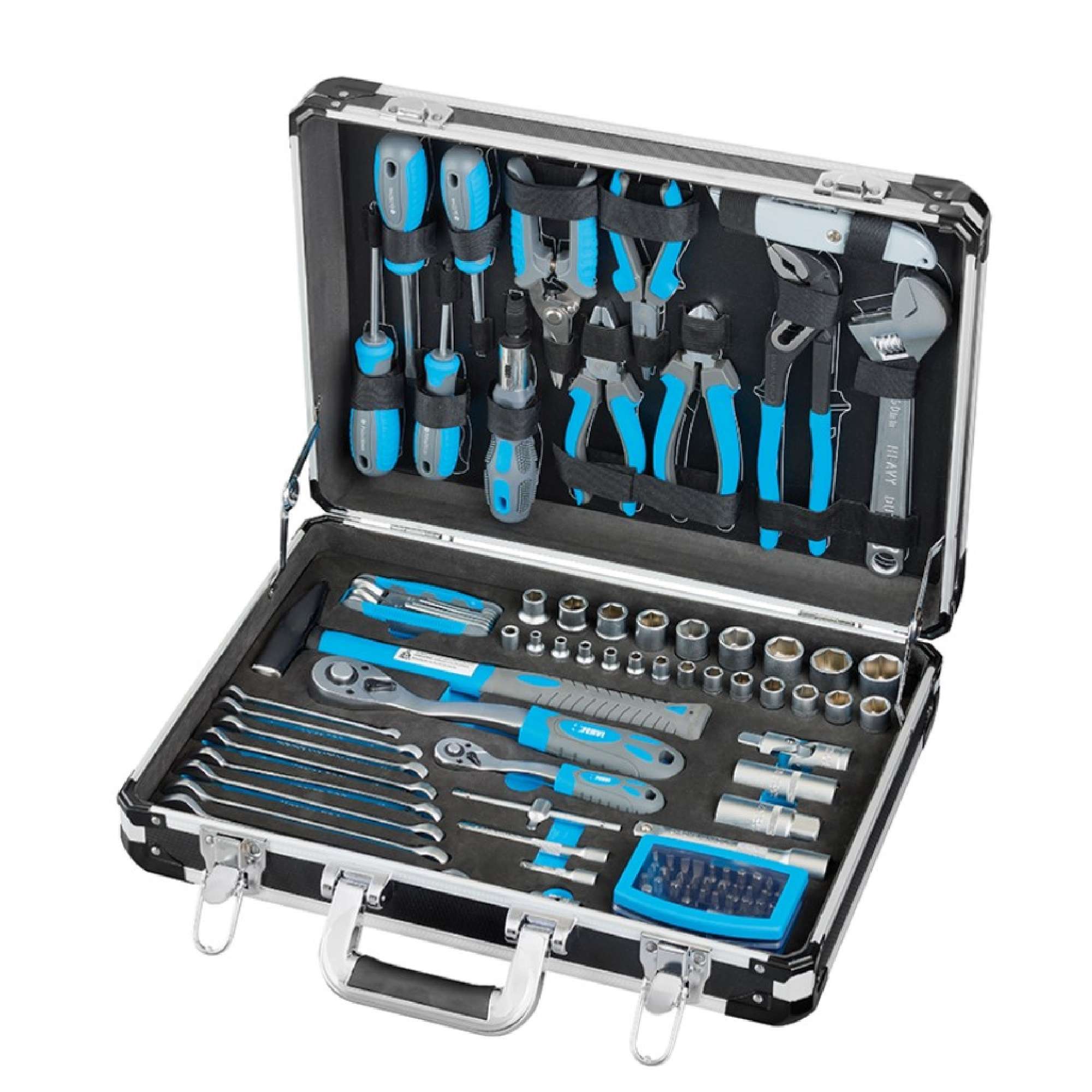 Case with tools and accessories 97pcs - Fervi 399