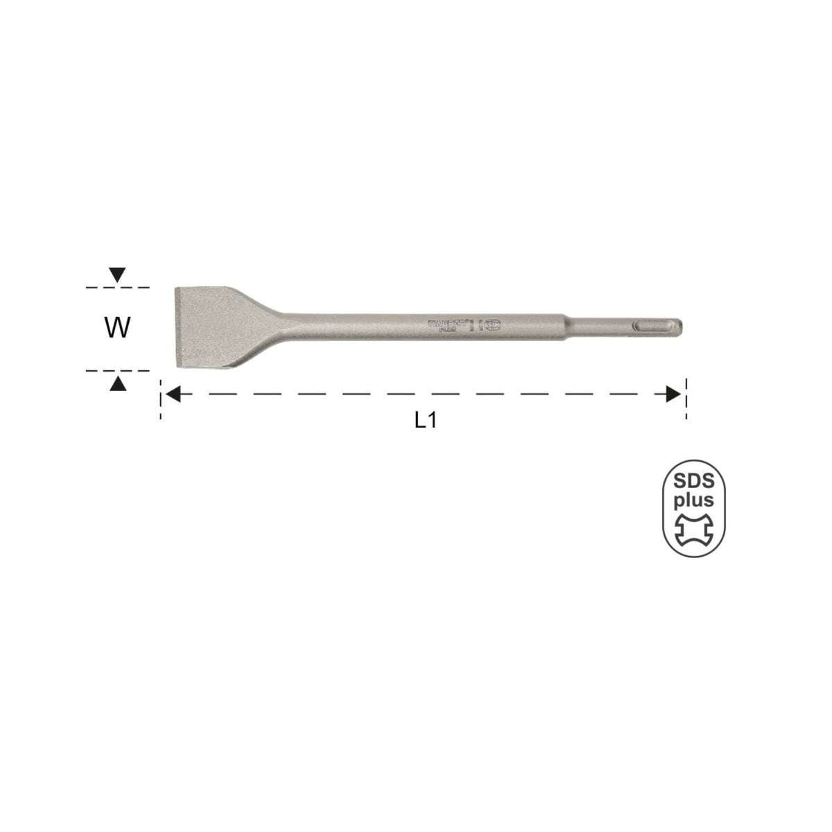 SDS Plus Cutting Chisel 20x250mm - Maurer