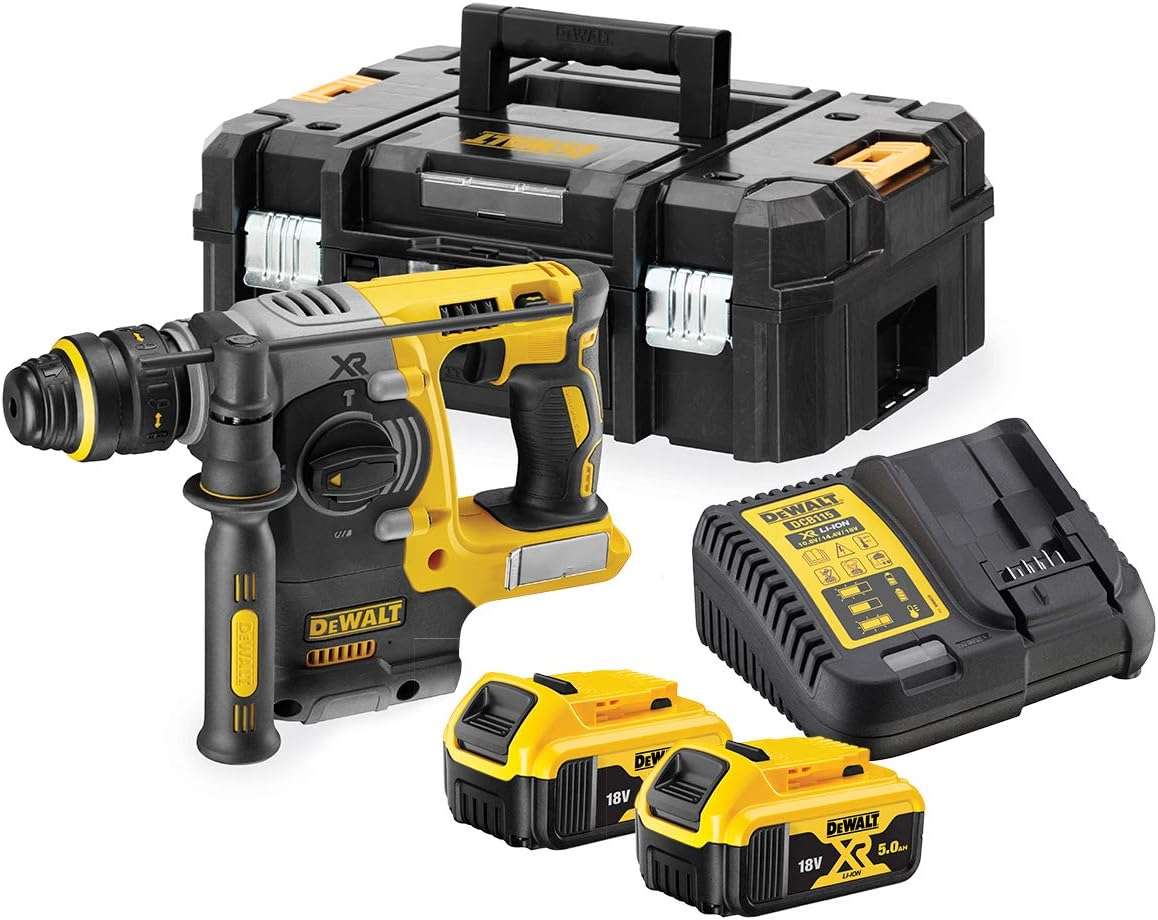 SDS-Plus XR Lithium 18V 5.0Ah BRUSHLESS Hammer - Dewalt DCH273P2T-QW