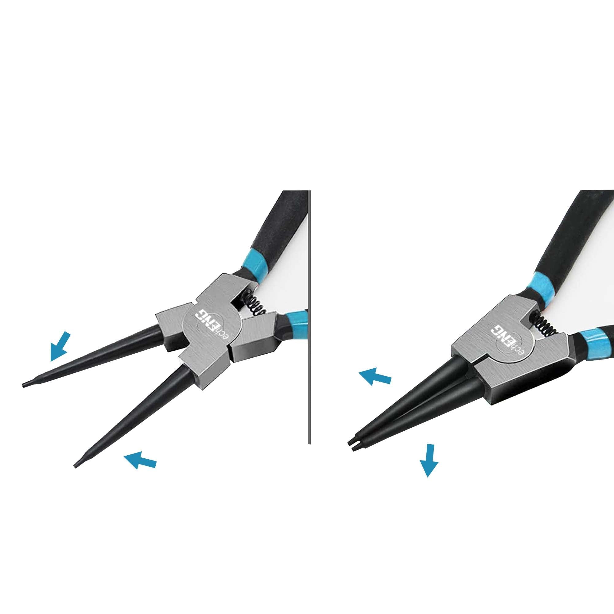 Straight nose internal circlip pliers - echoENG - UM 30 P0(00-04)