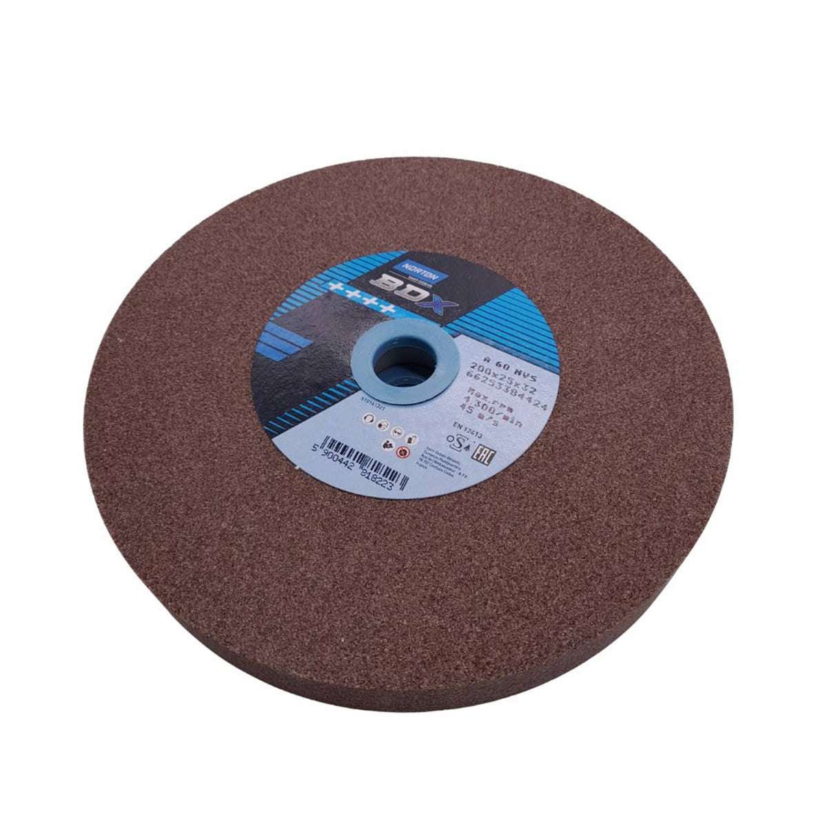 BDX NORTON Gr.60 flat disc abrasive wheel  200x25x32 mm - Norton