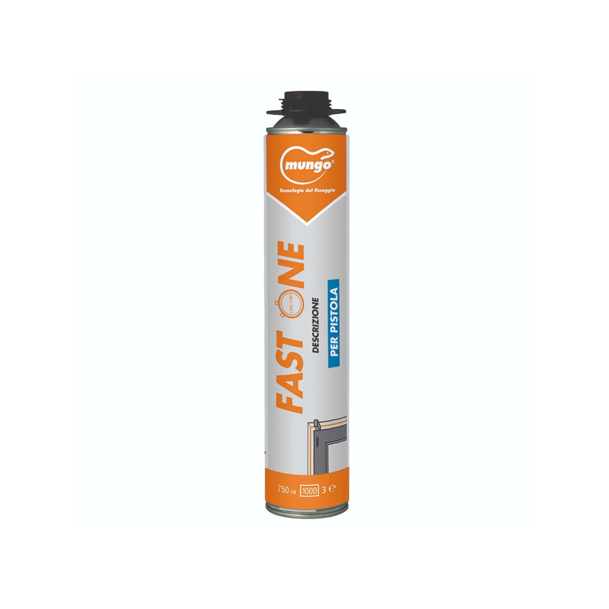 Fast One 750ml Adhesive Polyurethane Foam For Gun - Mungo 1713069