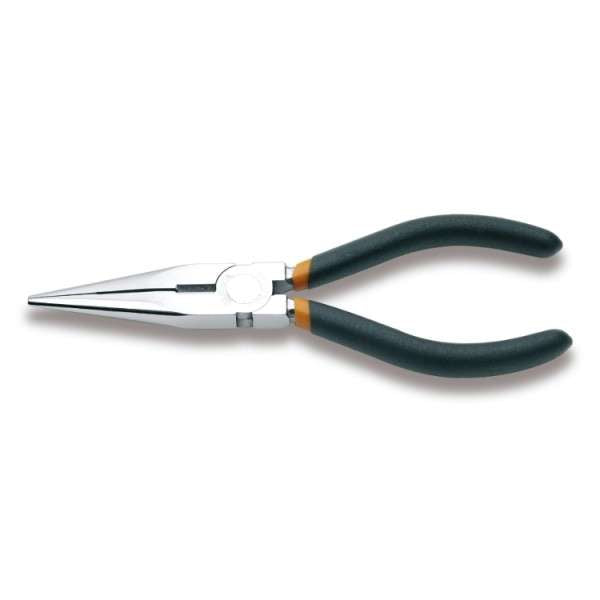 Very long straight half-round knurled pliers 160mm - Beta 1166