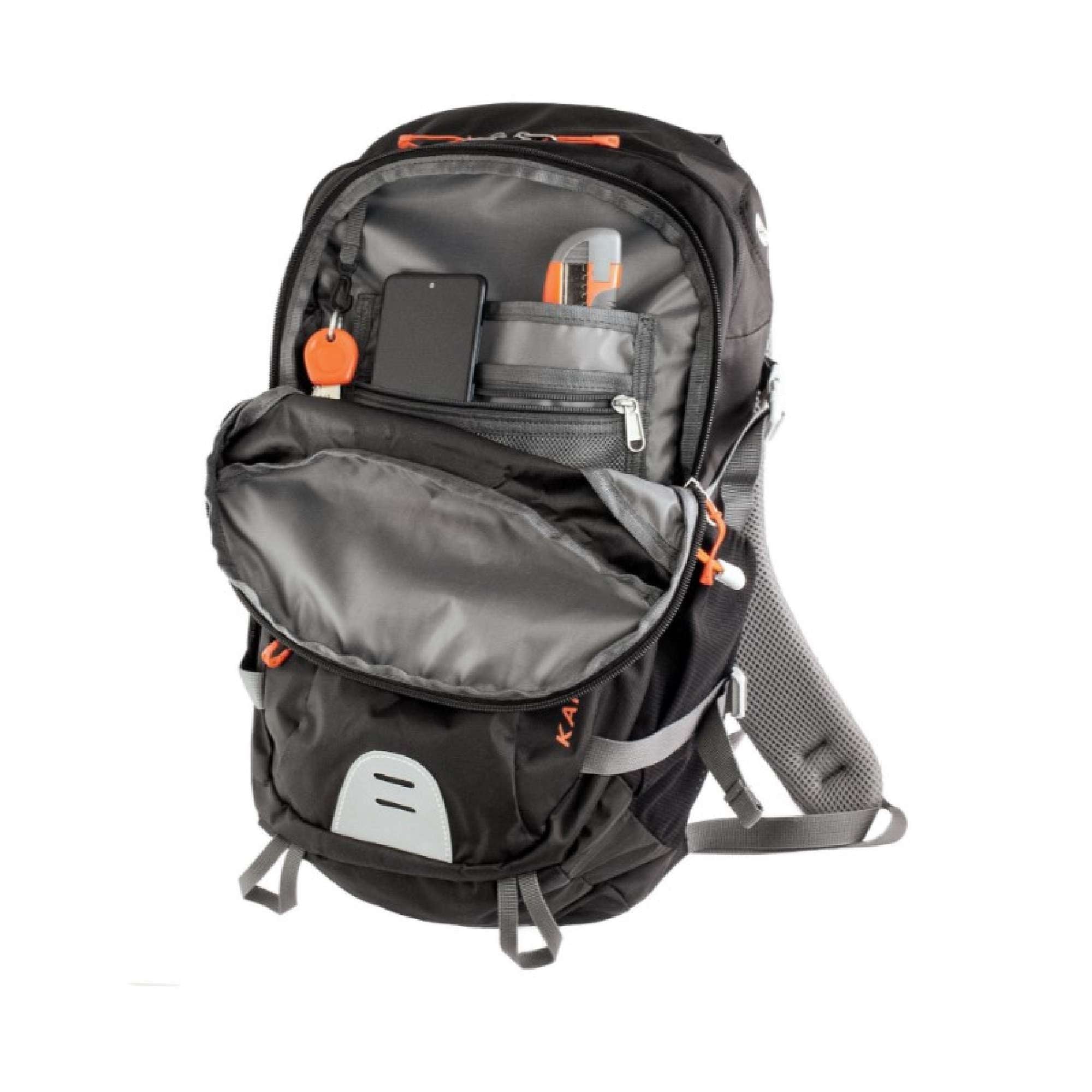 Kap 25 Black/Orange 25L Sports Backpack - Kapriol 35706