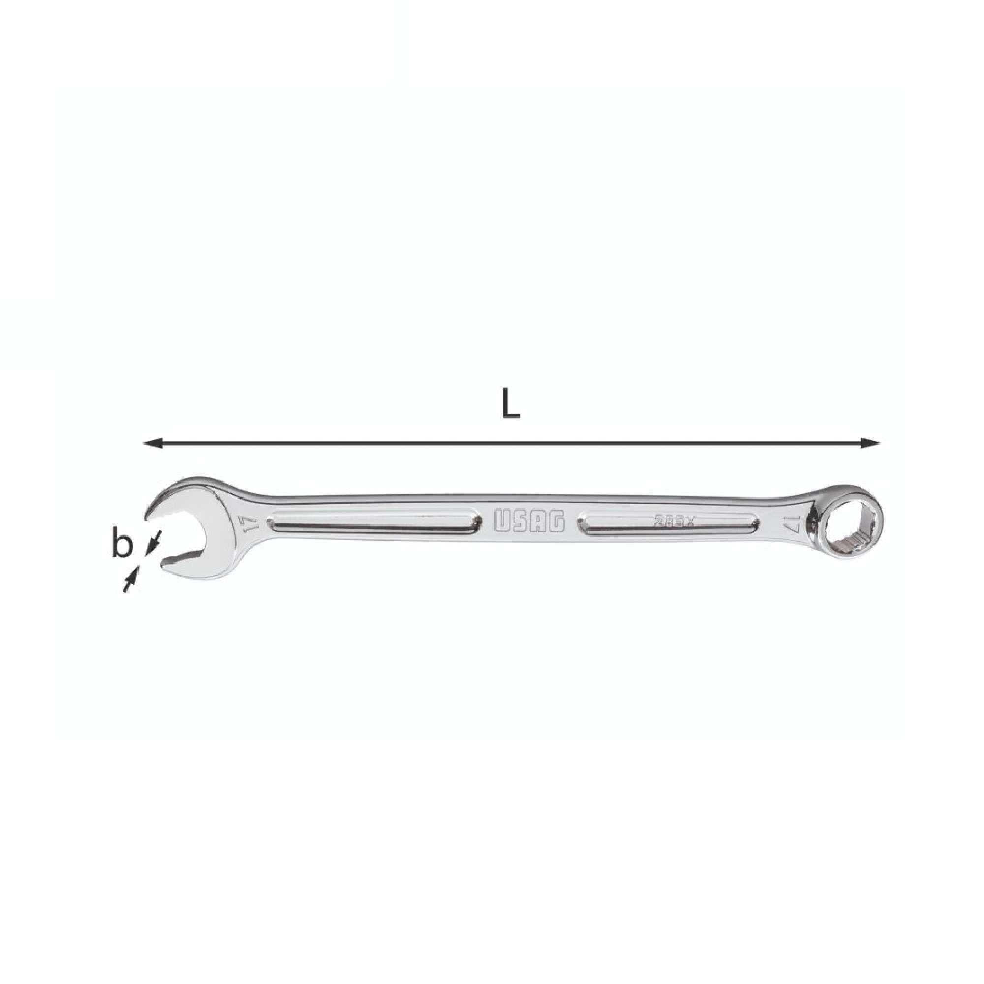 Combination wrench with special profiles - Usag 285 X