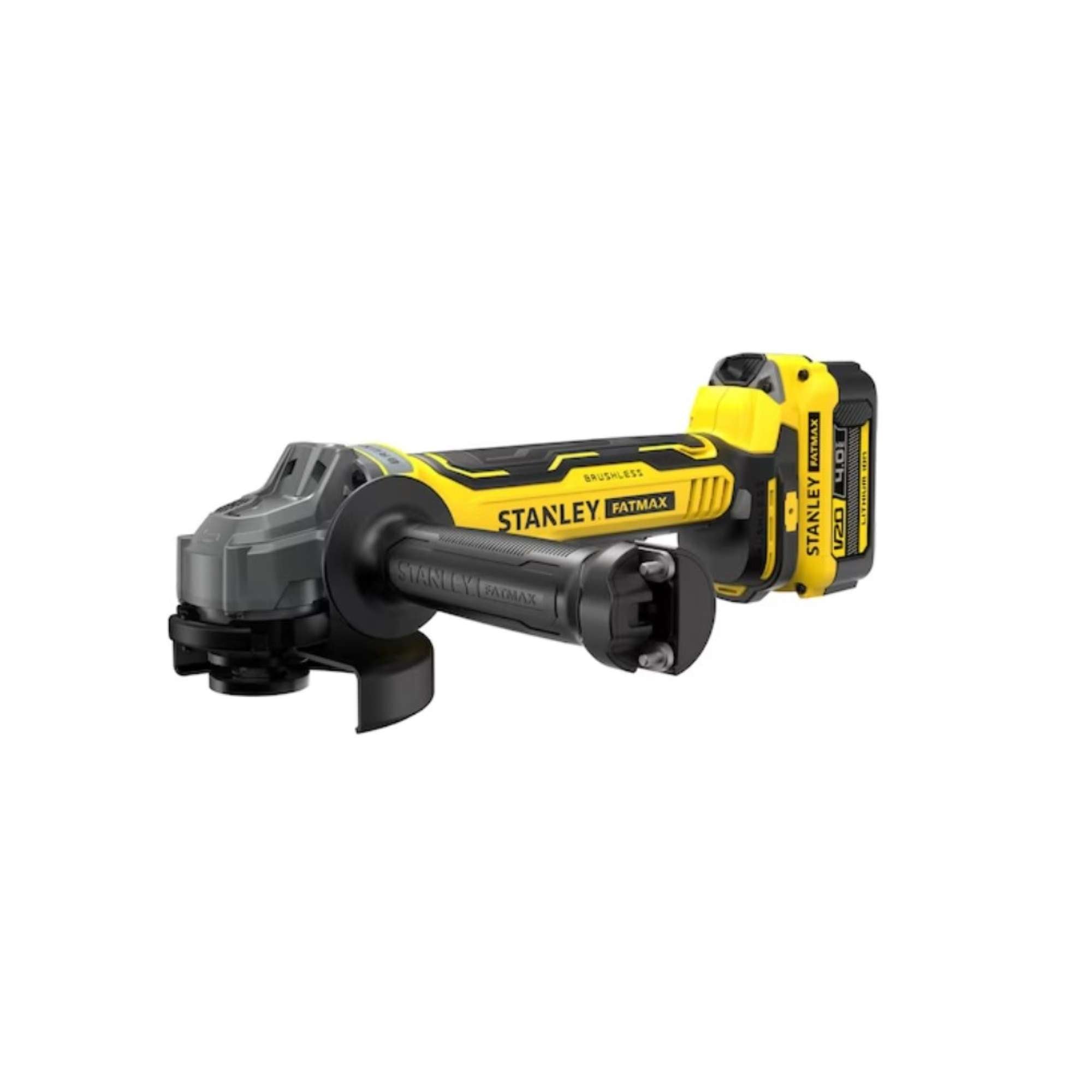 Brushless 18V 20V 4Ah Angle Grinder - Stanley SFMCG700M2K