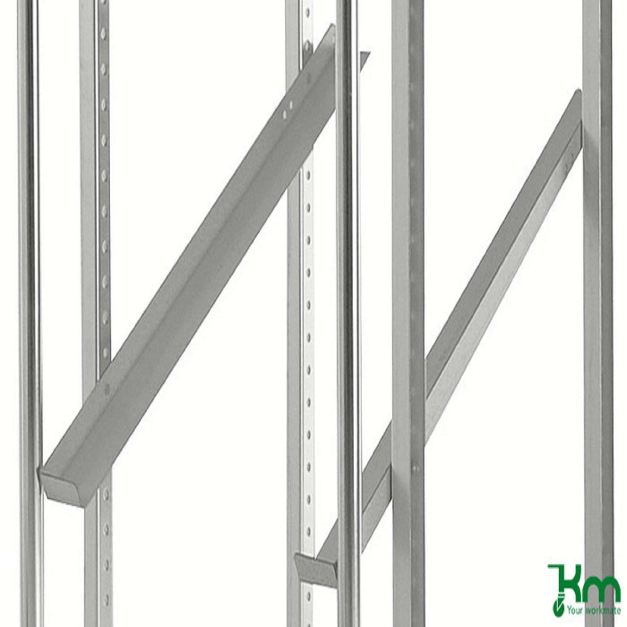 Rails, Shelf support L x W x H (mm) 592 x 54 x 25 - Kongamek KM167-G