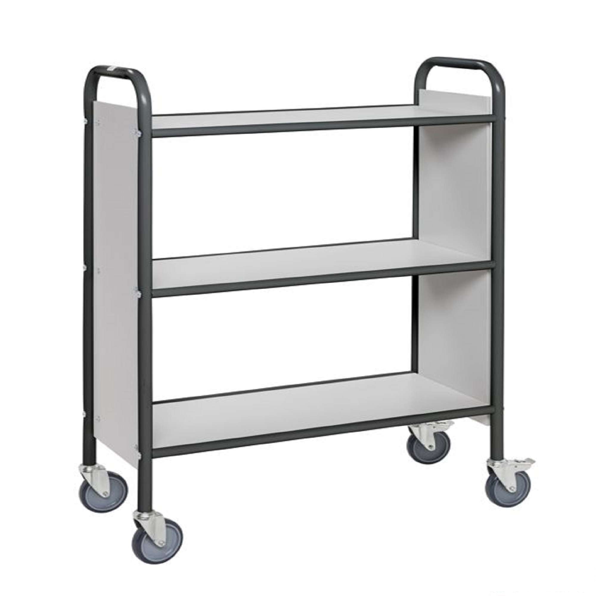 Light Grey Archive trolley with 3 shelves LxWxH (mm) 780 x 345 x 1115