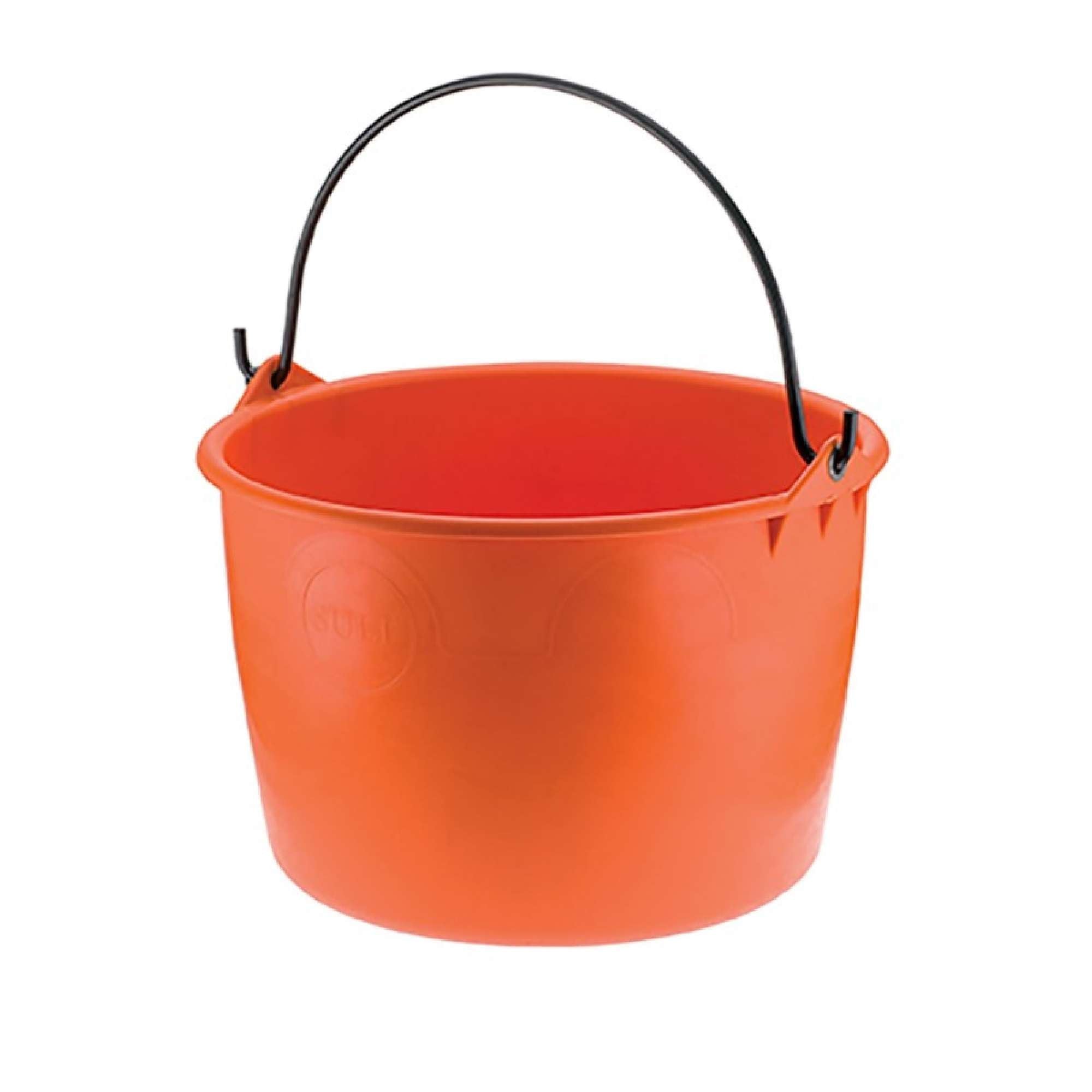 Plastic tiler bucket round 25lt orange - Kapriol 25216