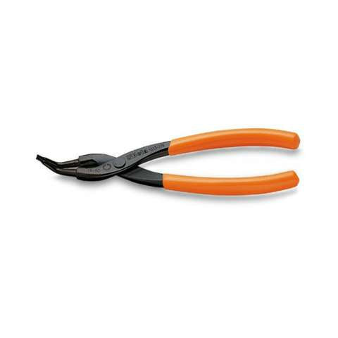 Internal circlip pliers, bent pattern, 45 PVC-coated handles - 1033 Beta