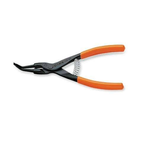 External circlip pliers, bent pattern, 45 PVC-coated handles - 1037 Beta