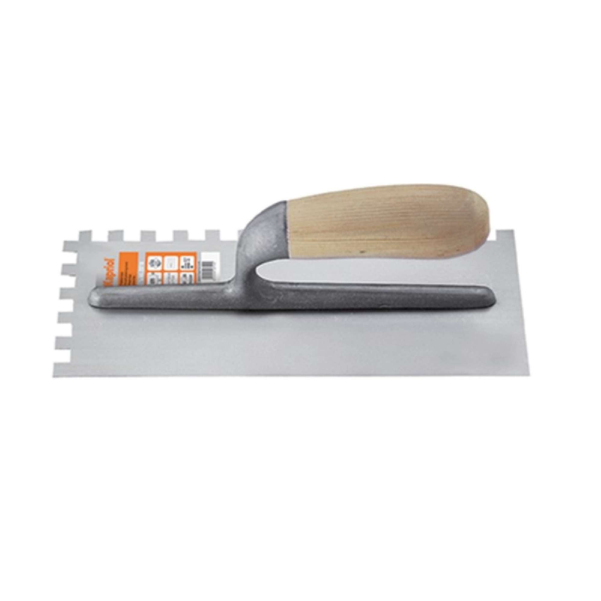 Toothed trowel with wooden handle 12x28cm - Kapriol