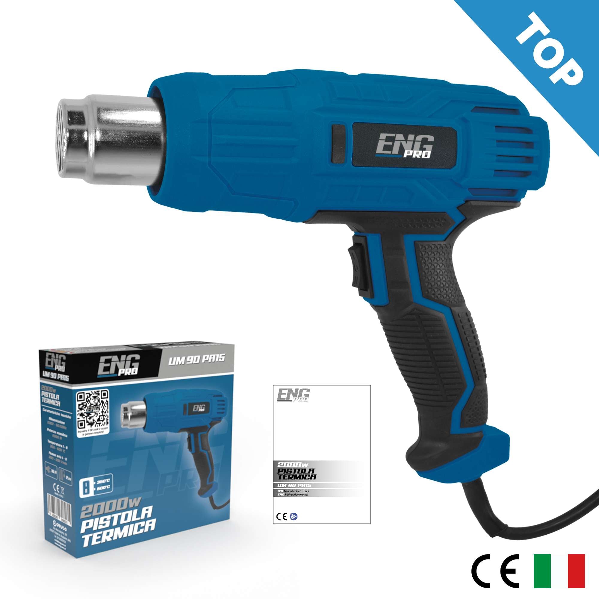 Heat gun 230V 600C - UM 90 PA15 - ENG PRO