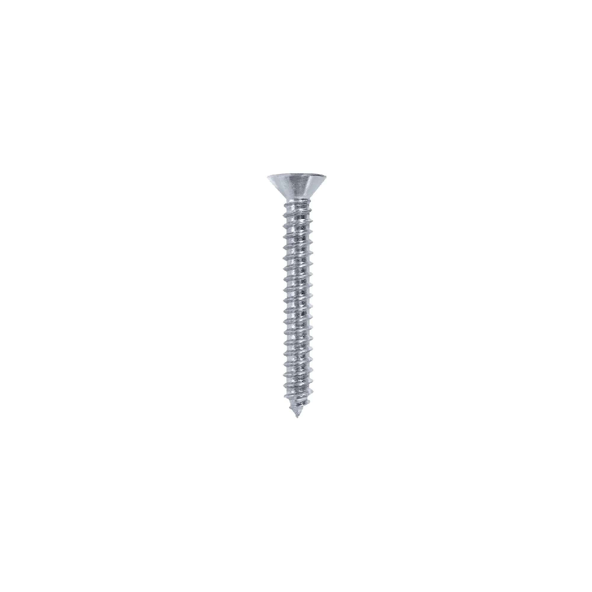 Self-tapping screw TC DIN 7981 zinc plated white - 200pcs. - Friulsider