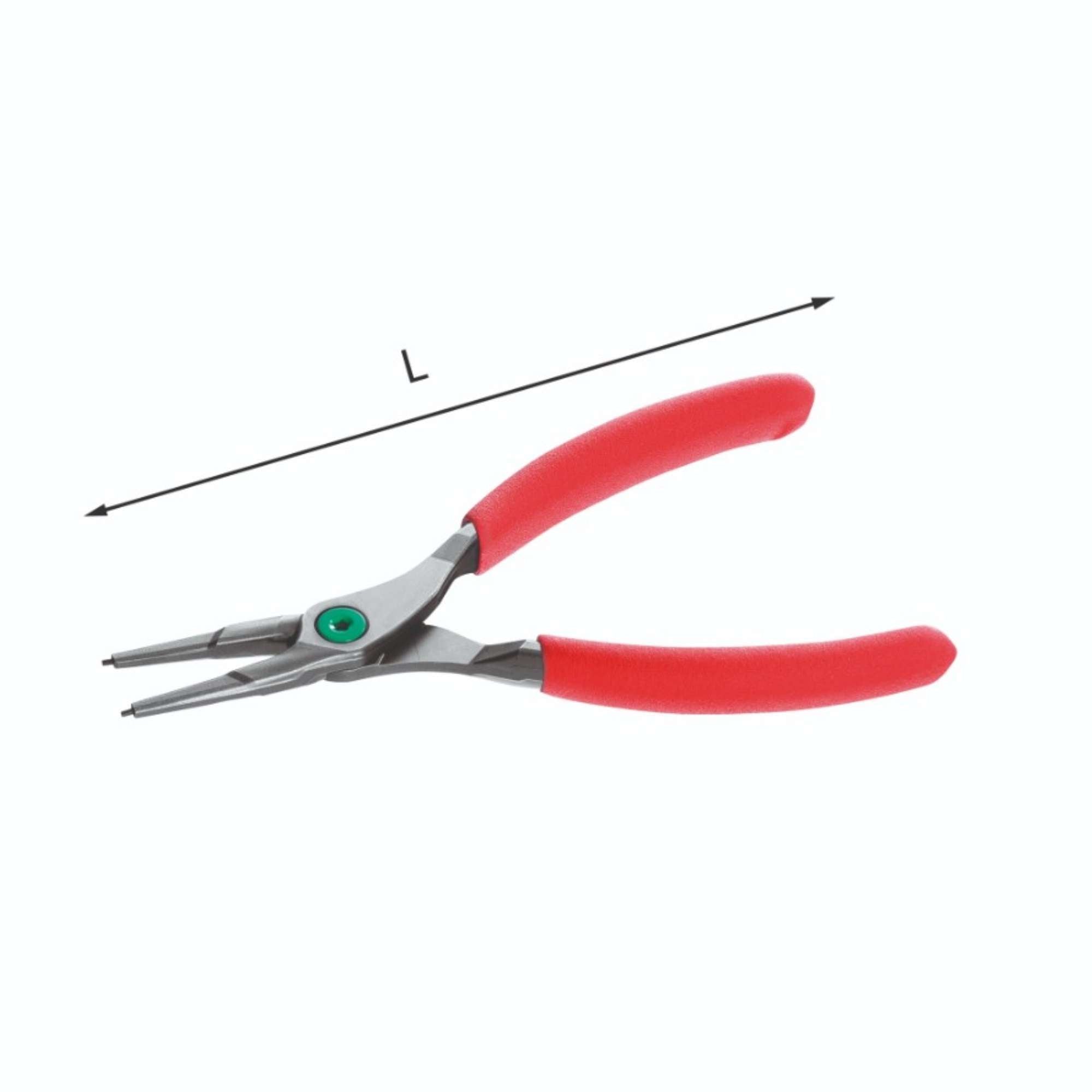 Straight beak pliers for internal snap rings - Usag 127 N