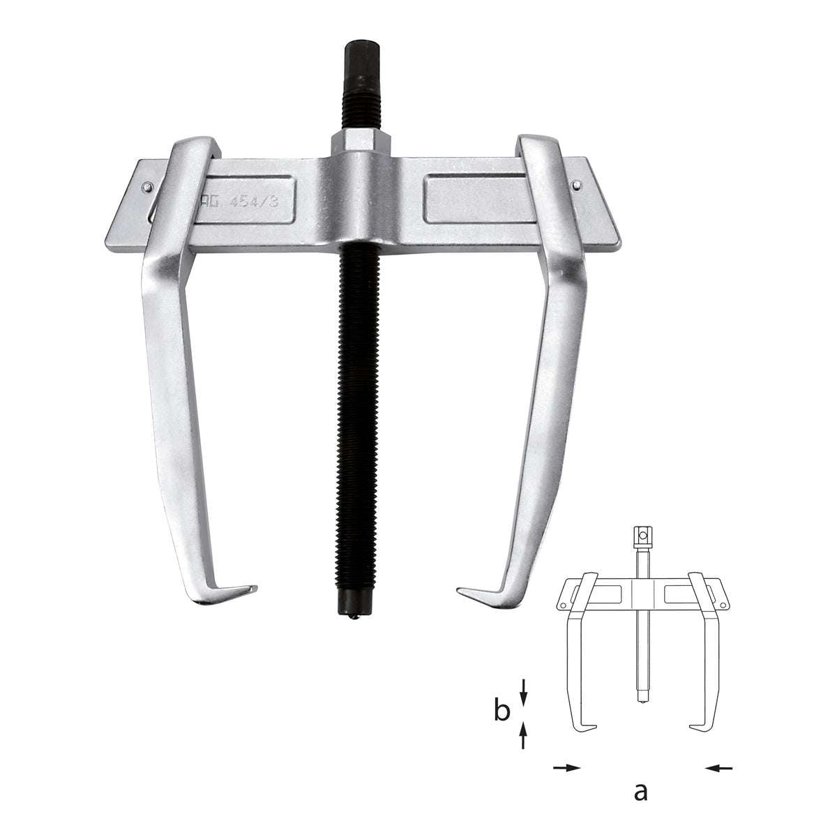 Two-arm extractor hexagon maneuver 17mm 130mm 110mm power 3t