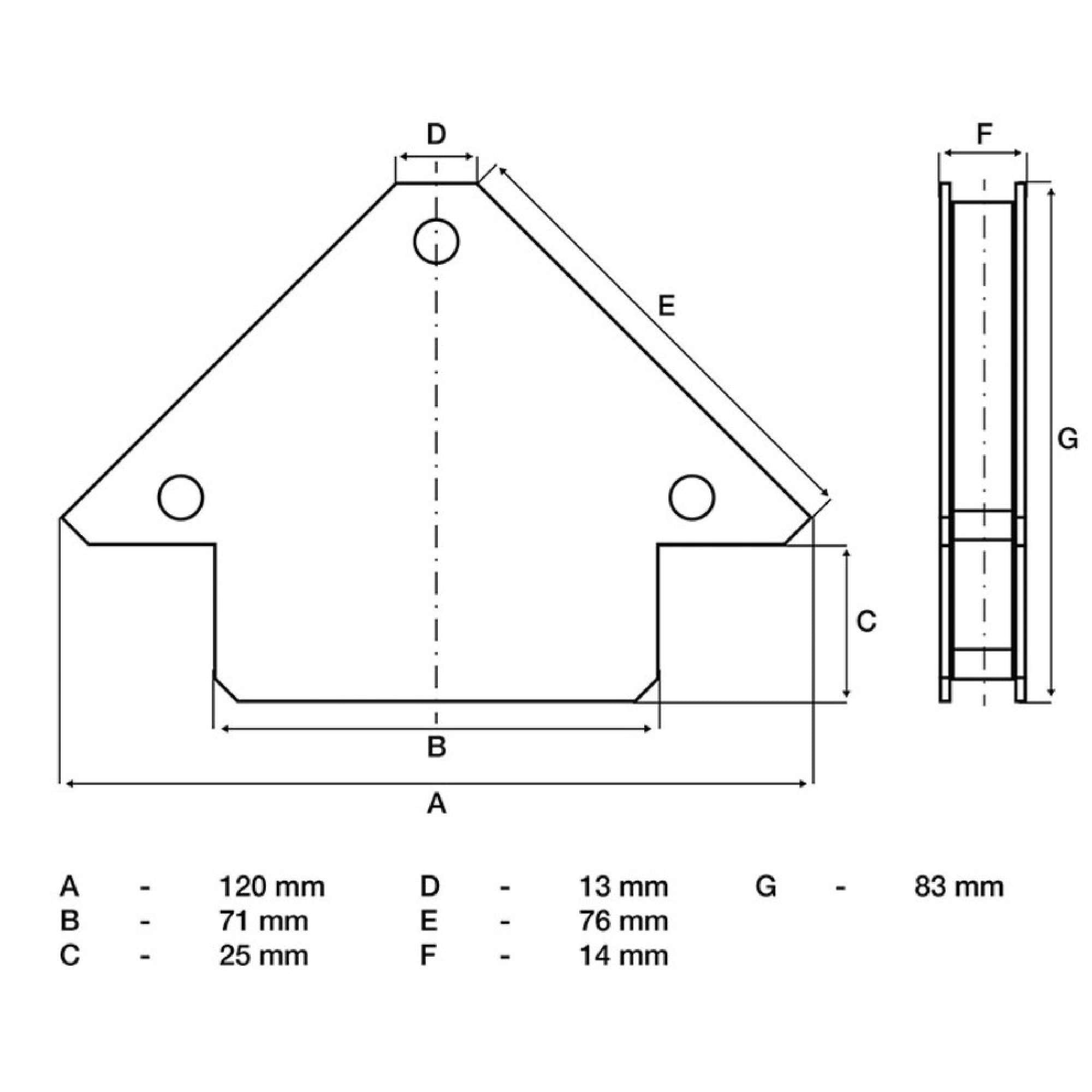 Magnetic square - Fermec