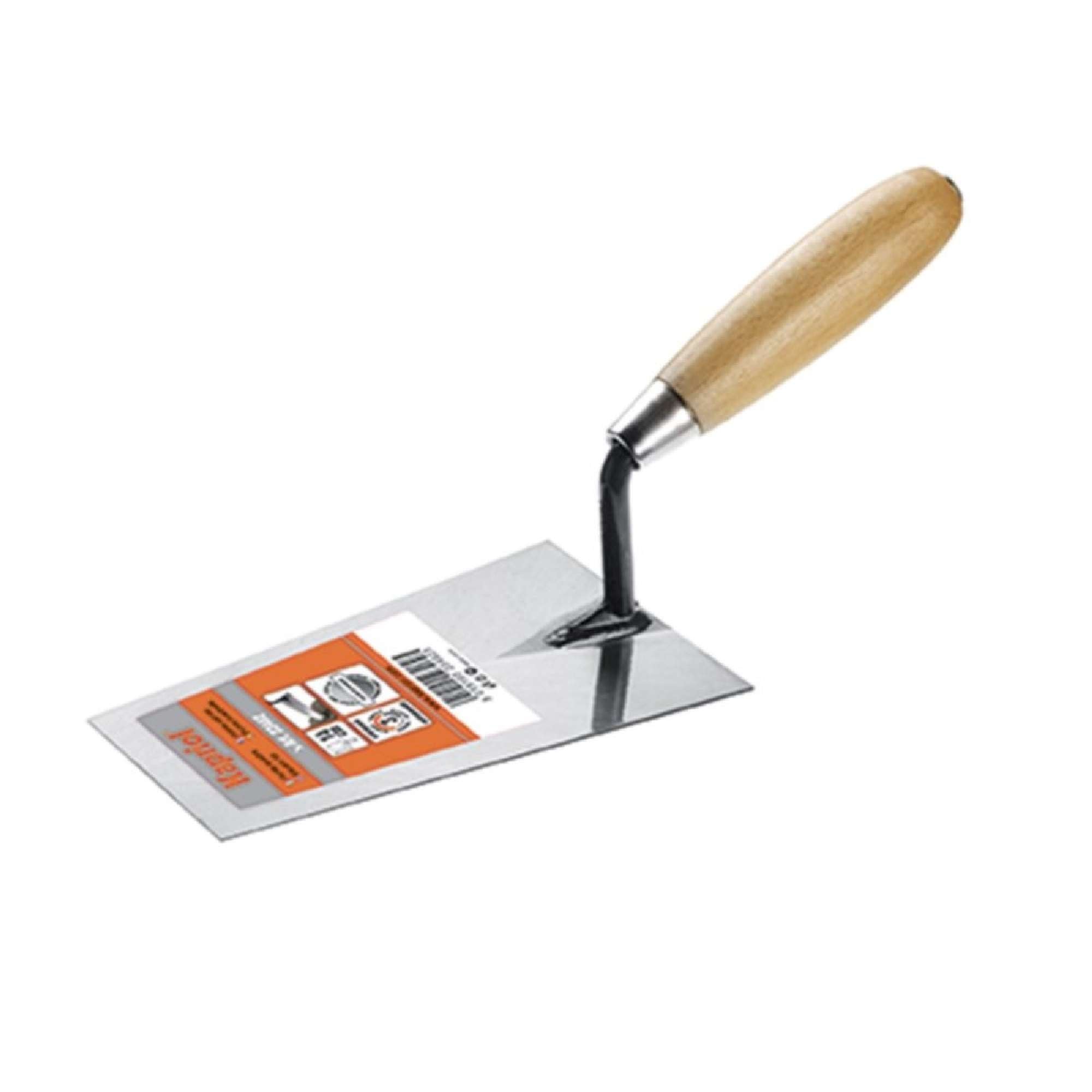 Trowel square tip steel wooden handle - Kapriol