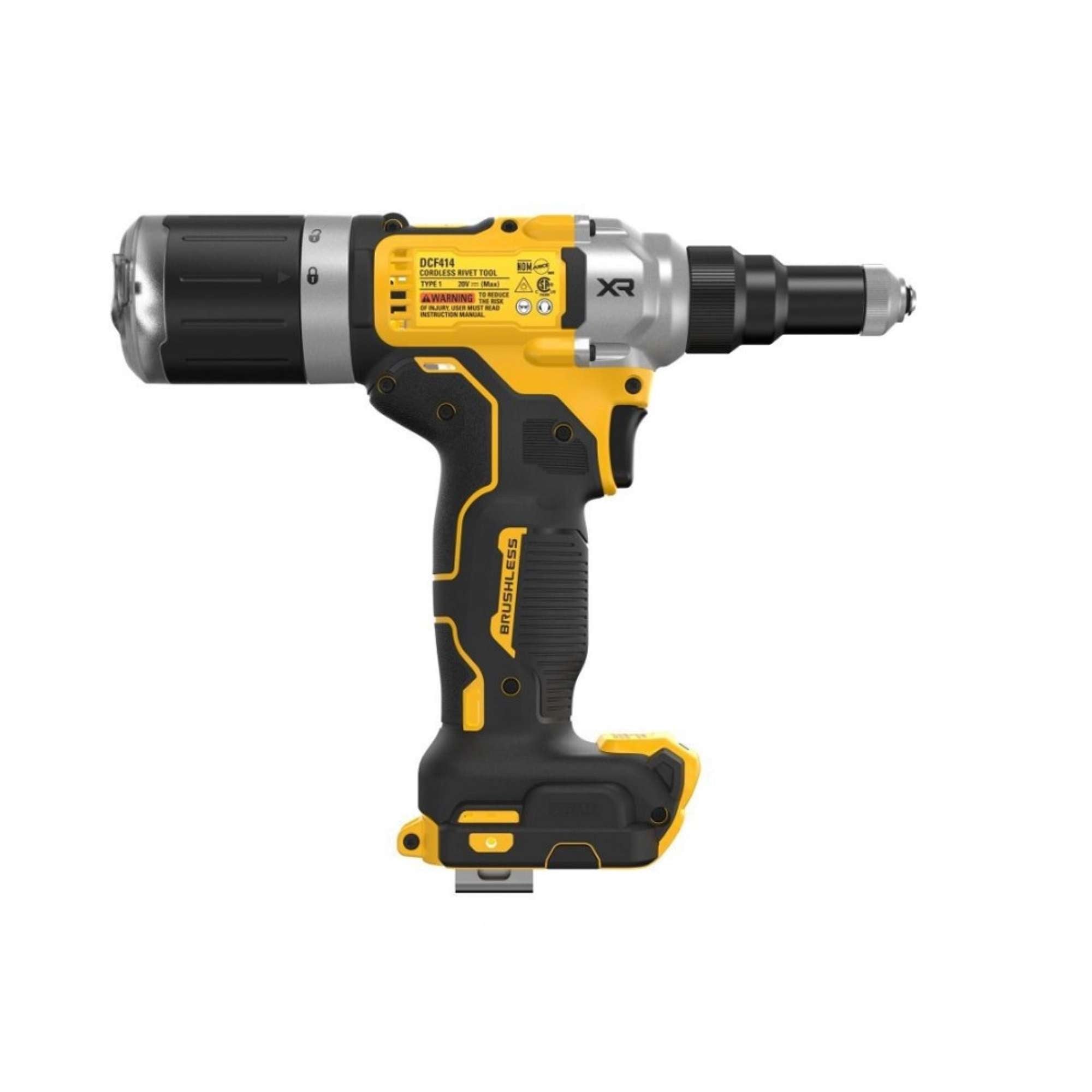 Riveting tool with 2 batteries 2Ah - Dewalt DCF403D2GT-QW