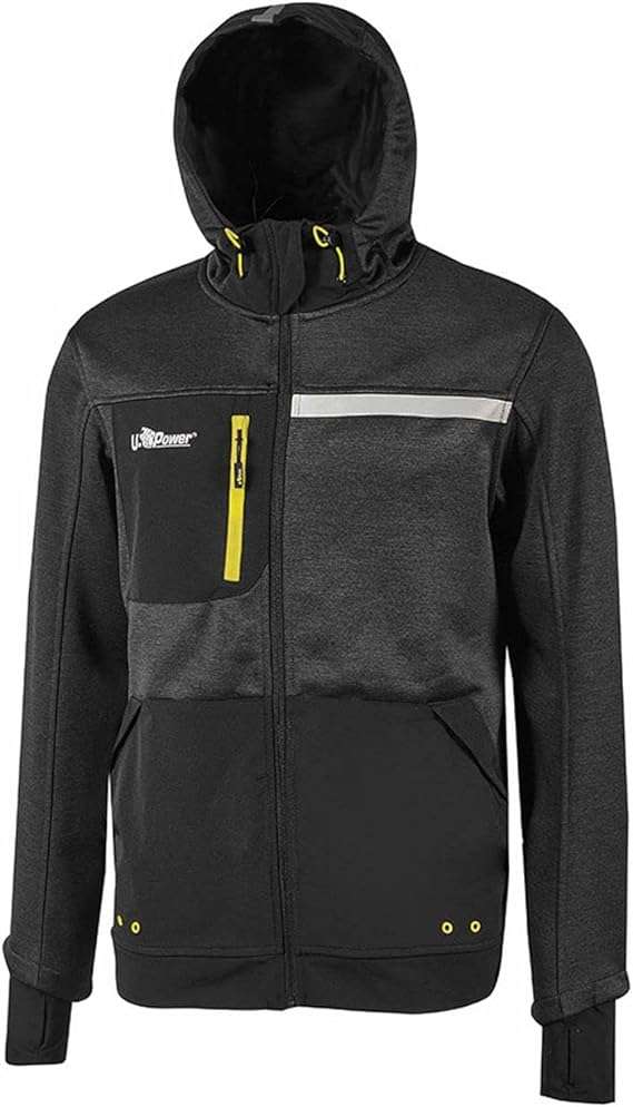 Soft, ultra-comfortable and hard-wearing Sweatshirt, Asphalt Gray color - U-Power Galaxy