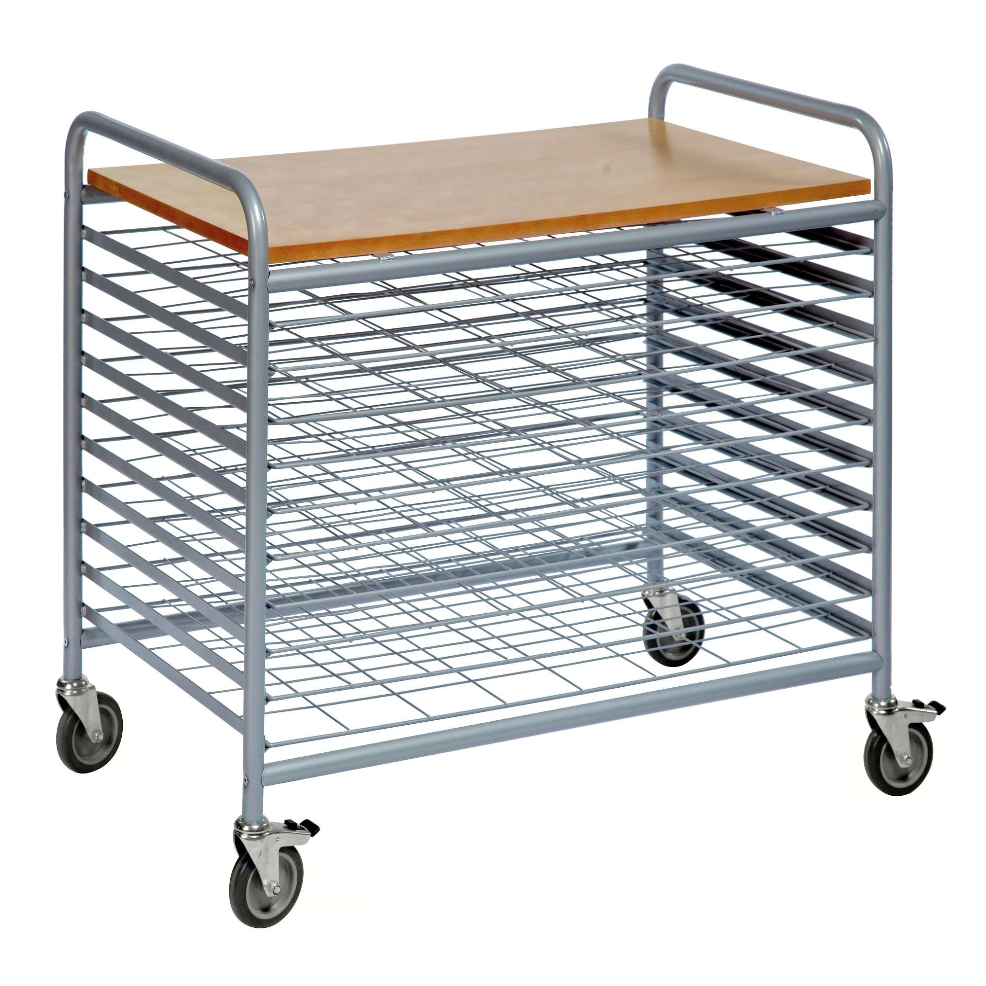 Drying trolley with brake L x W x H (mm) 955 x 600 x 845 - Kongamek KM152975