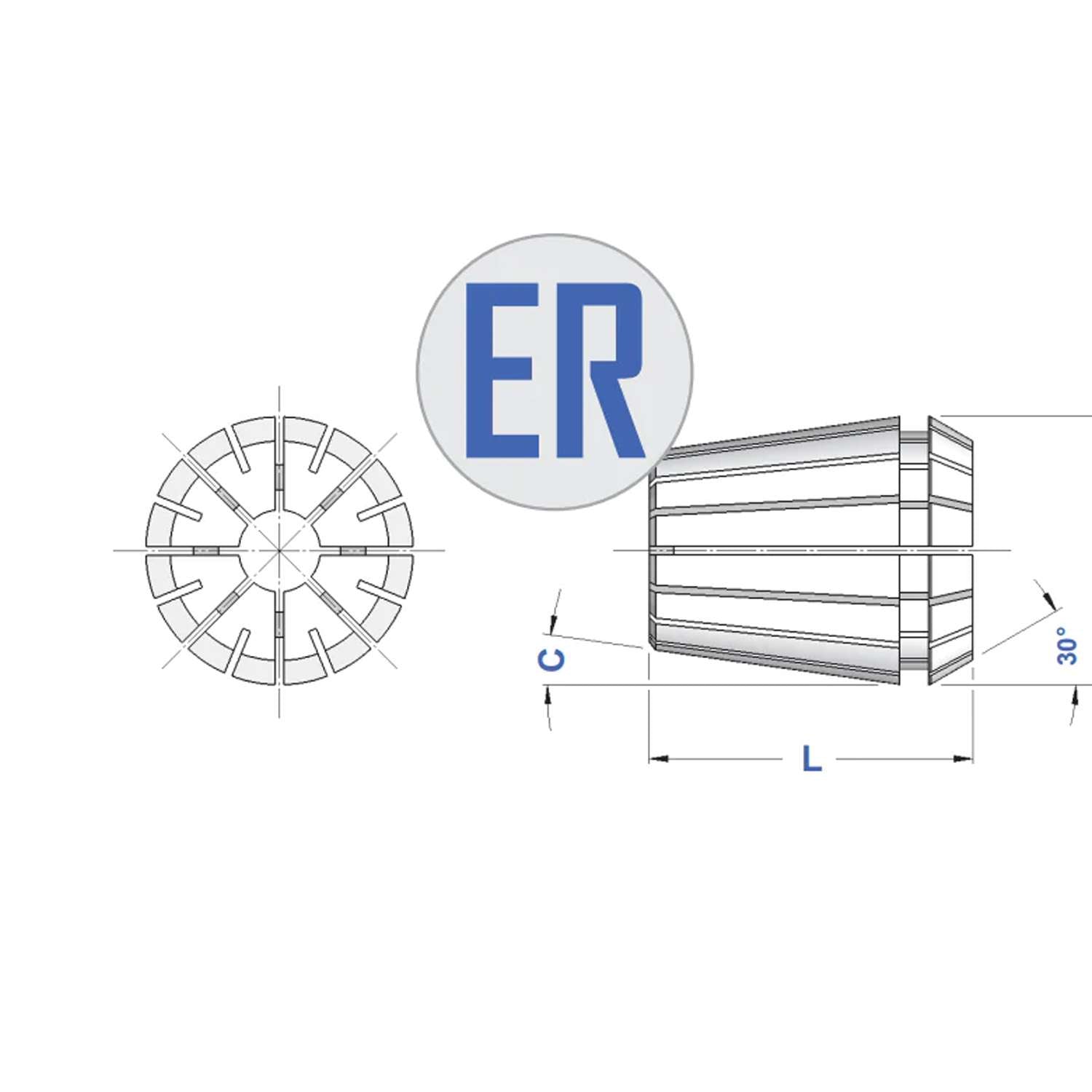 Caliper ER 8 - Gait 0554 (4004E)