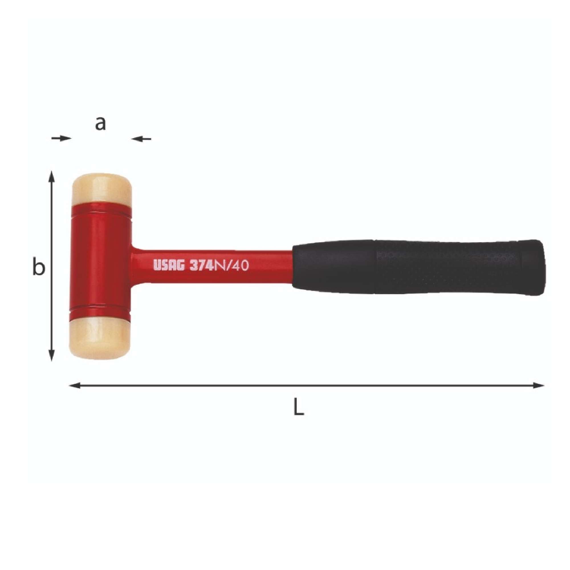 Anti-bounce mallet - Usag 374 N