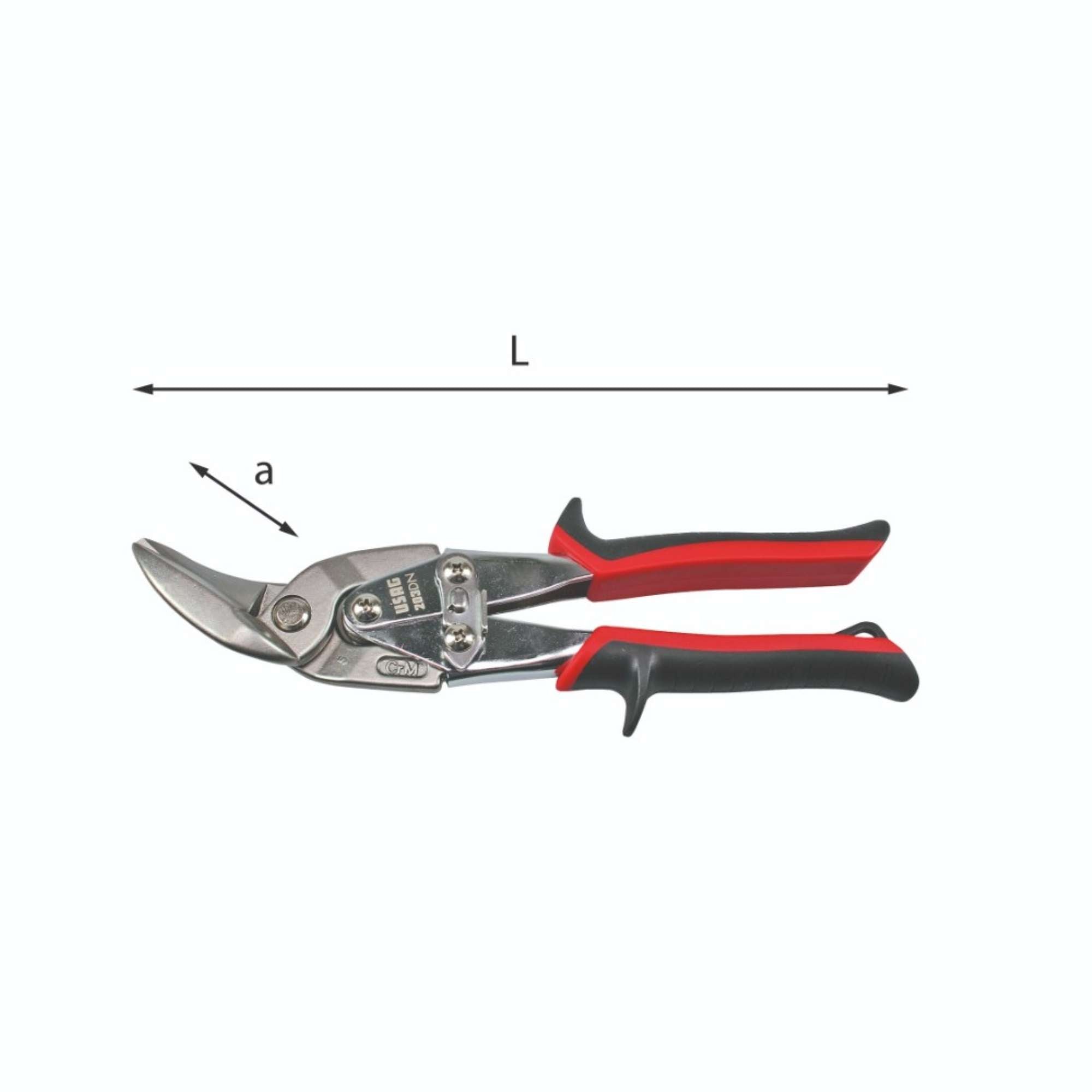 Double lever shear for sheet metal L 250mm - Usag 203DN U02030004