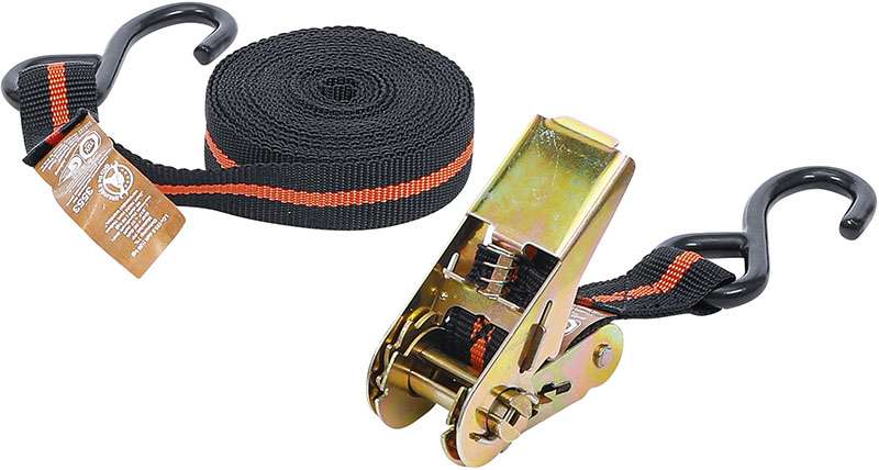 Load strap 5mX24mm with hooks - Fermec BGS3553